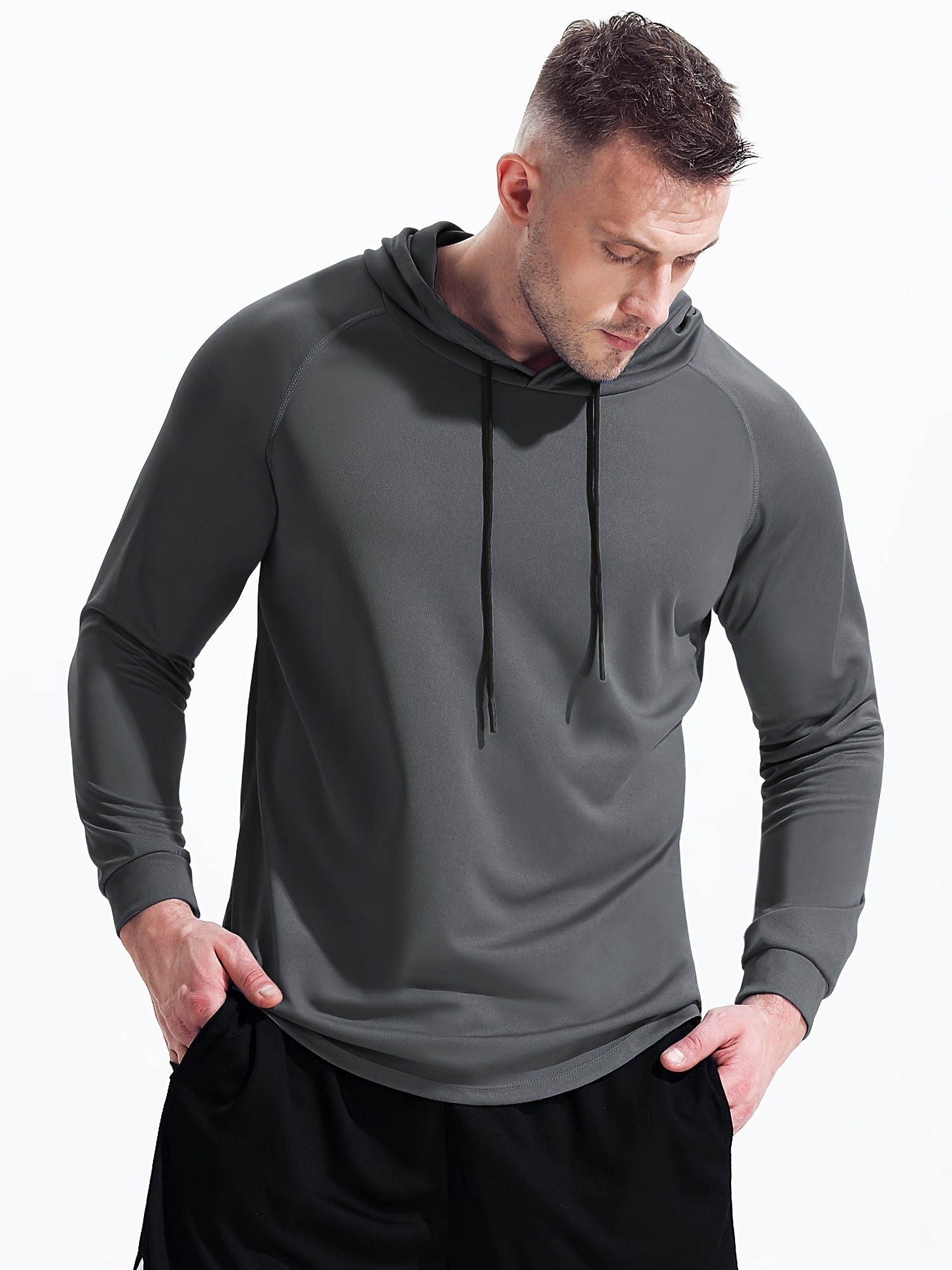 Fitness hoodie för män