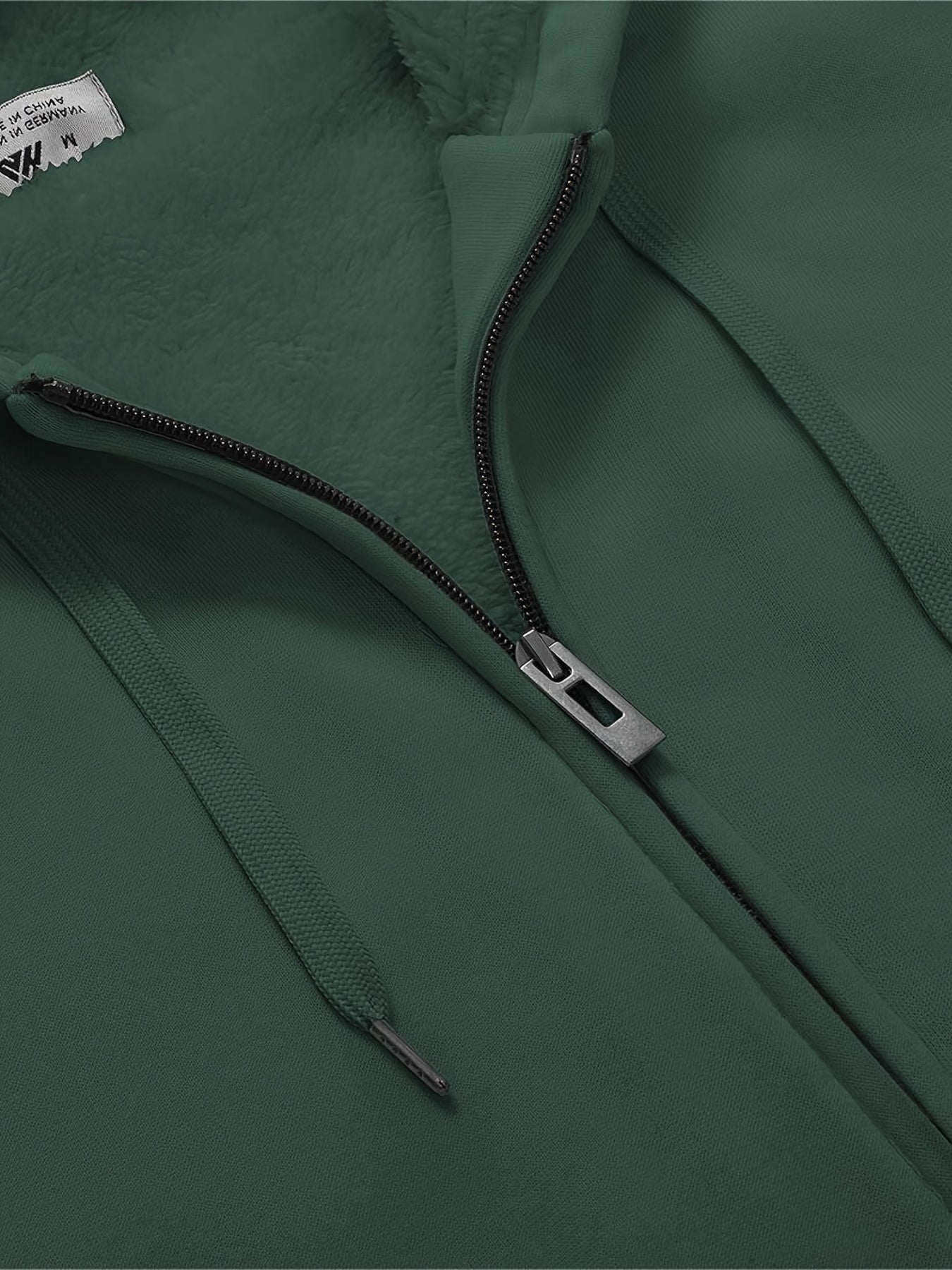 Casual hoodie med päls för män