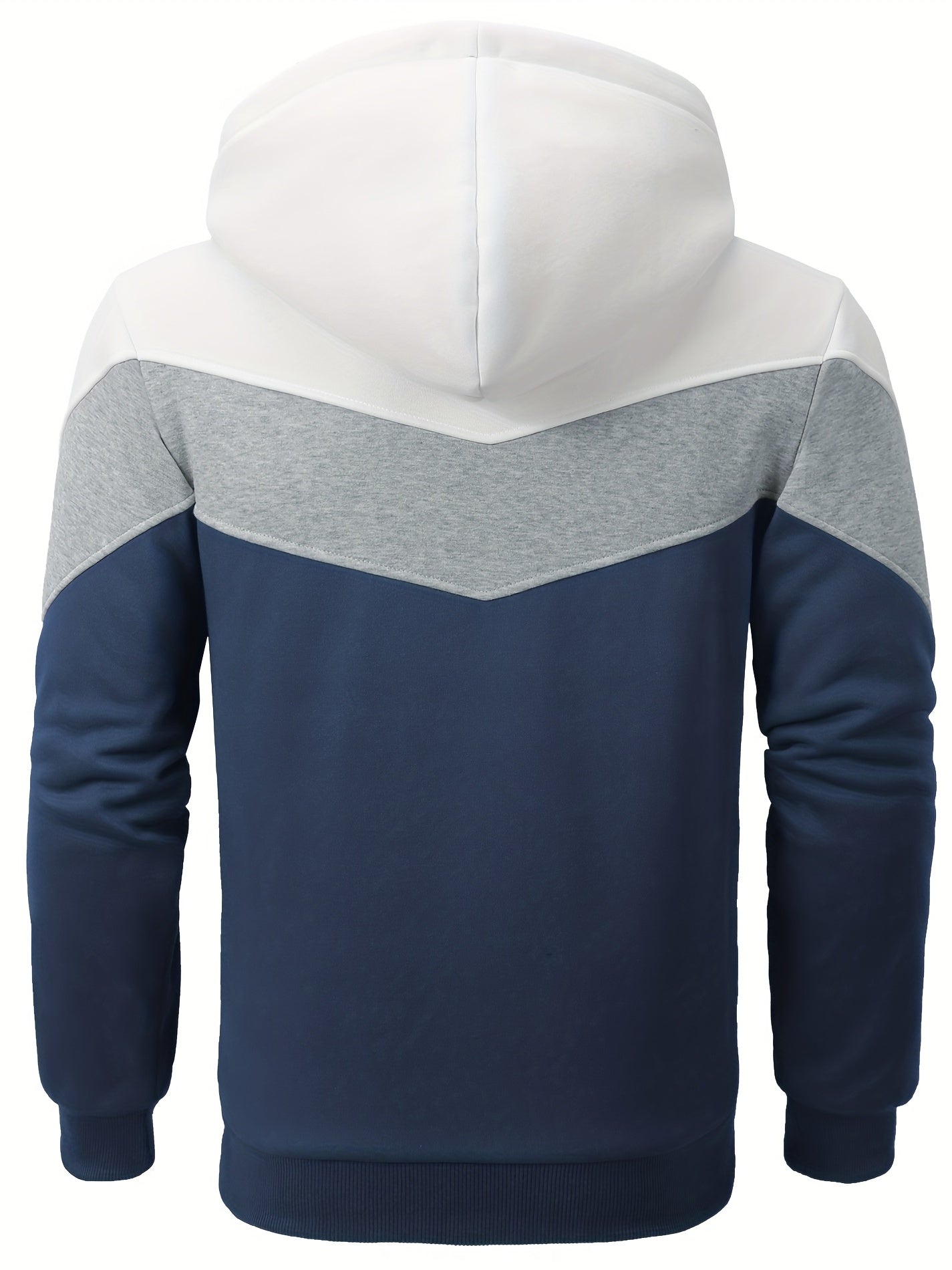 Må ngsidig päls hoodie för män