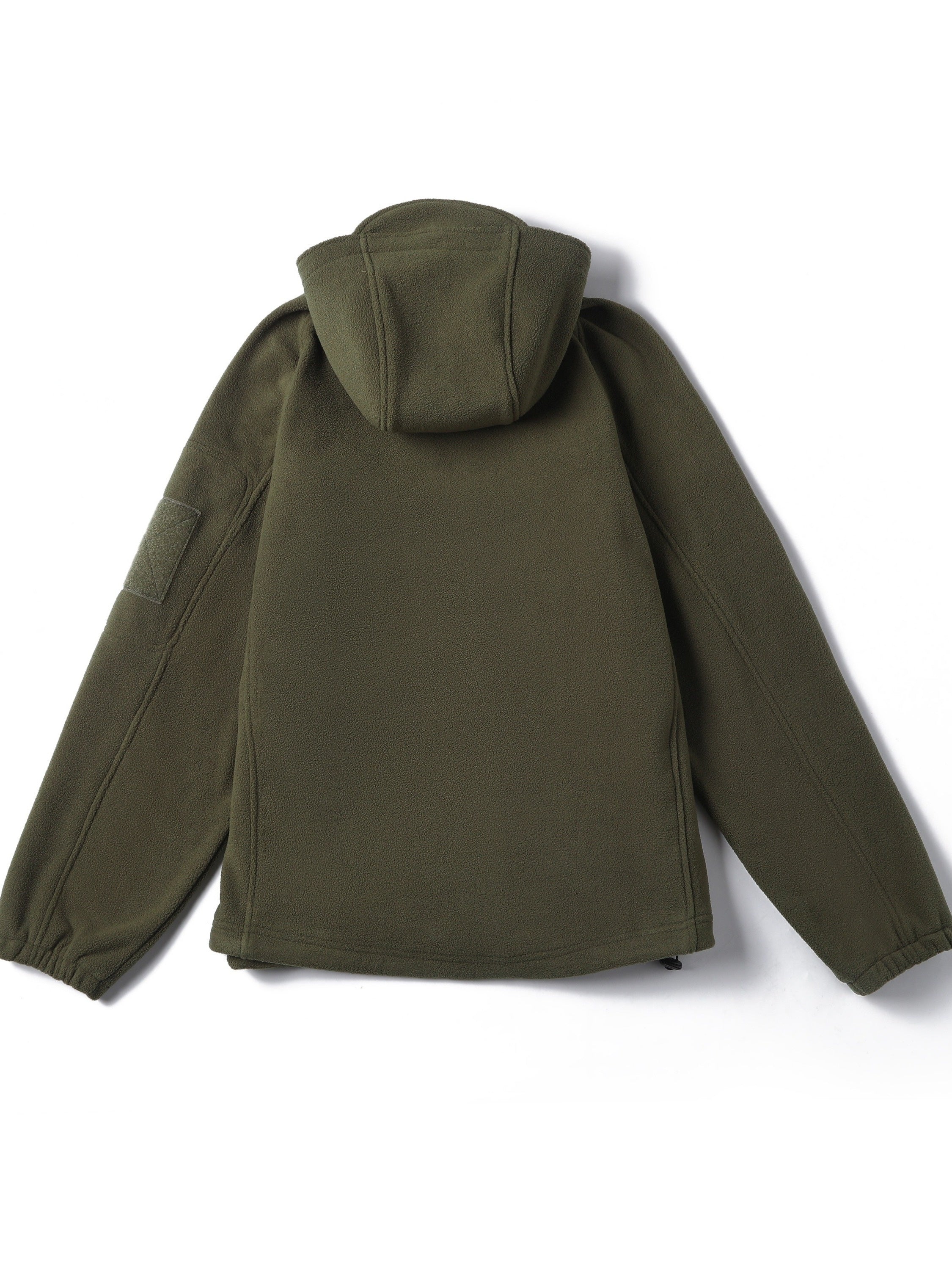 Varm hoodie gjord av polarfleece