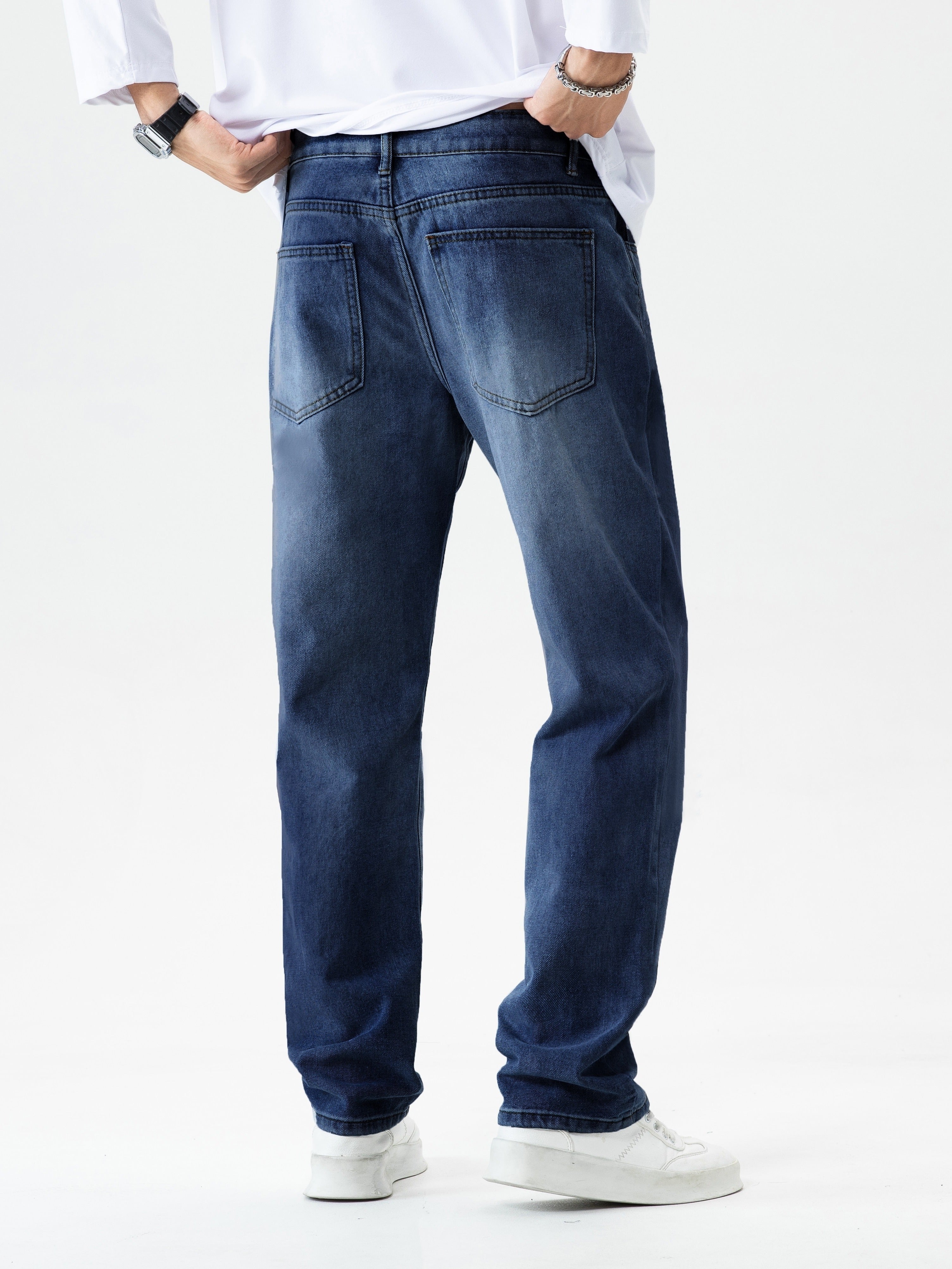 Jeans med raka ben för män