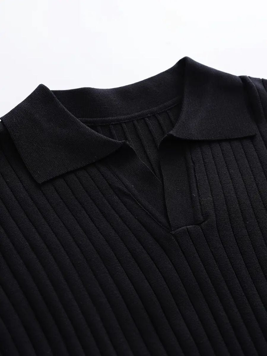 Chic stickad skjorta