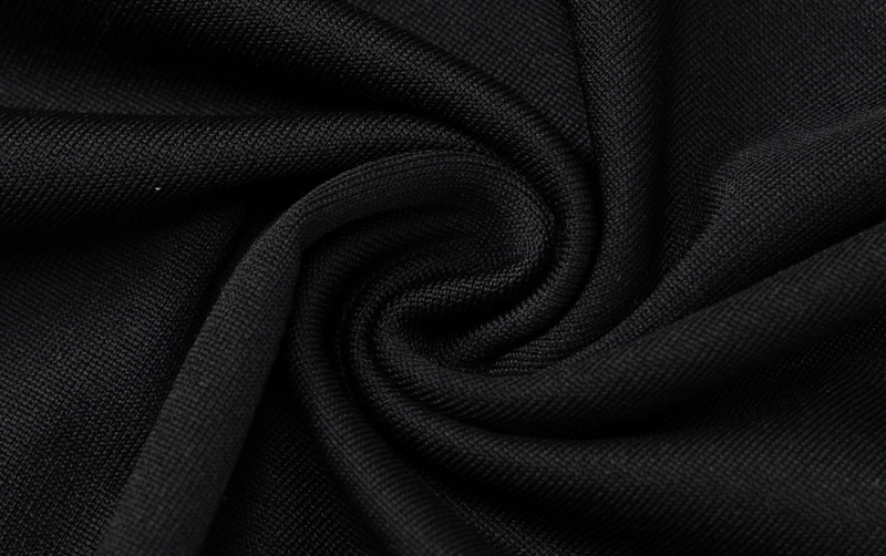 Svart rosa fodralklänning med grimma V-ringad snörning och handskar