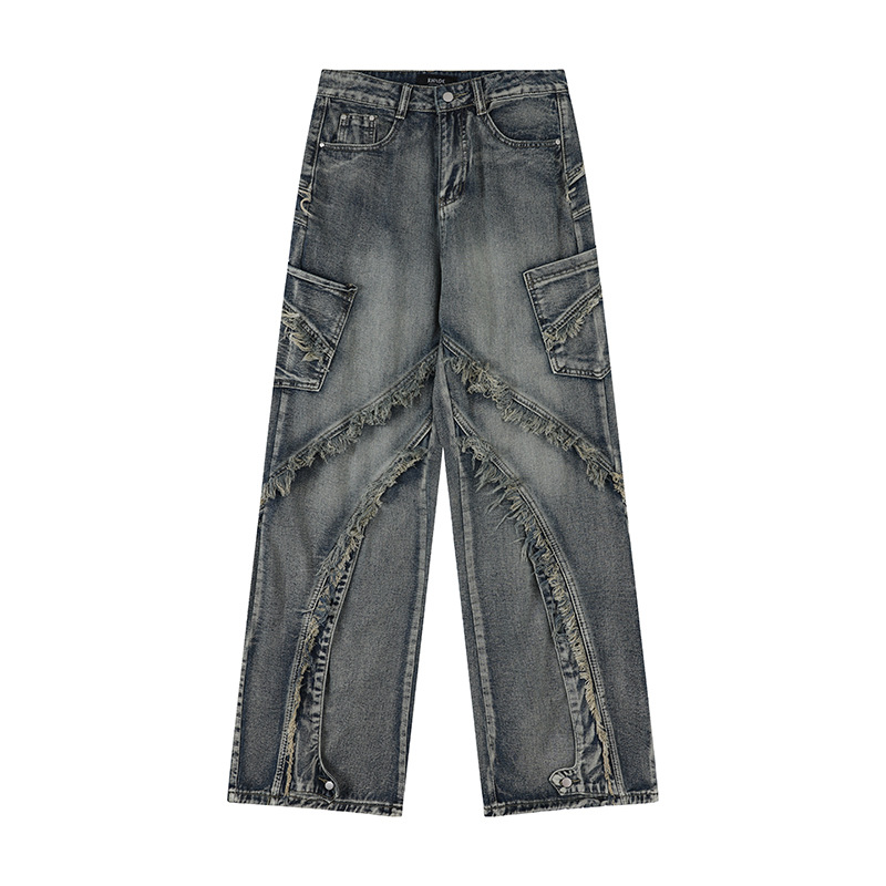 Rippade oversized jeans