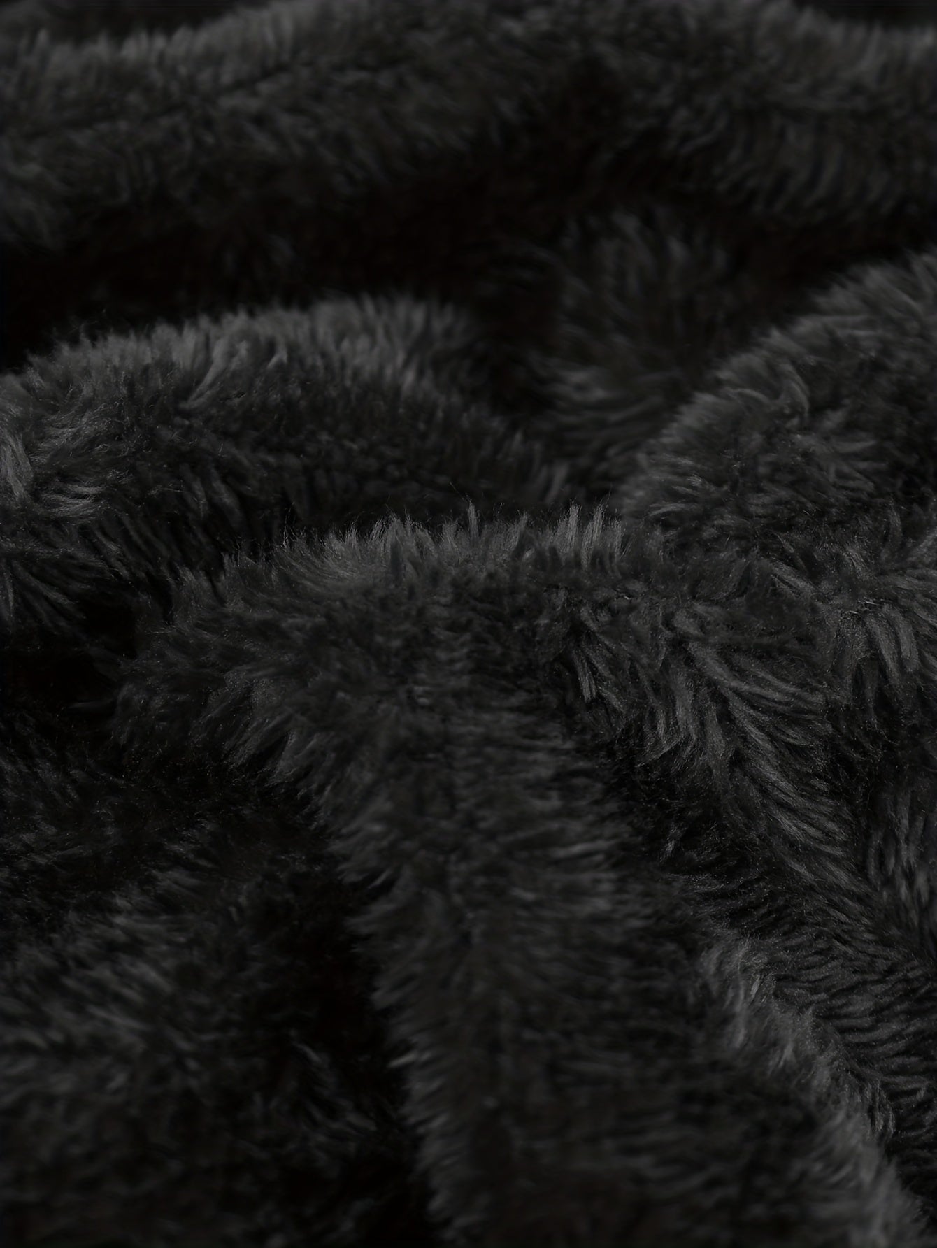 Varm plyschjacka i fleece