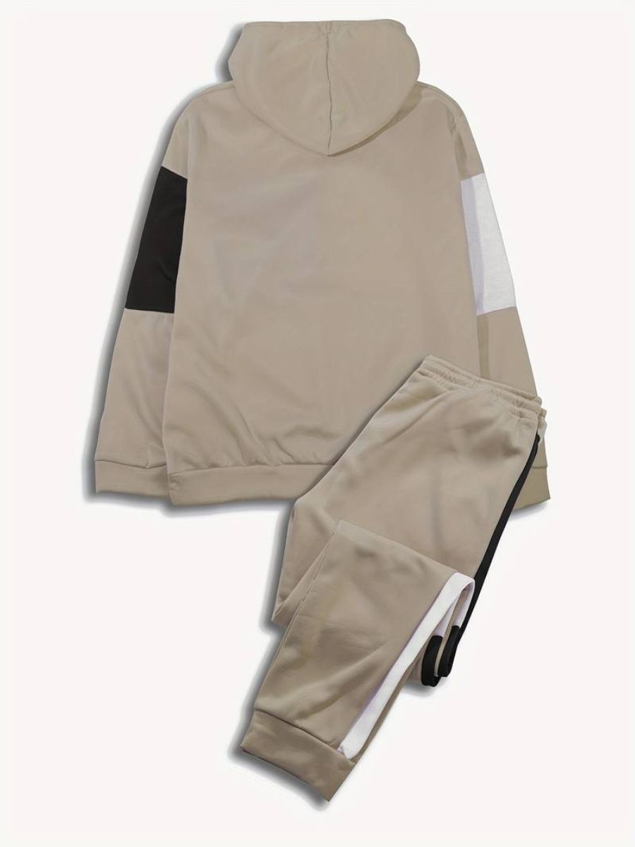 joggingbyxor med luvtröja och dragsko