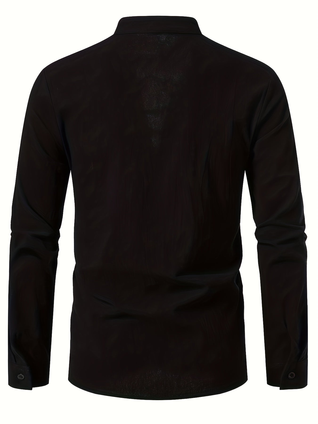 Casual Henley T-shirt med lå nga ärmar
