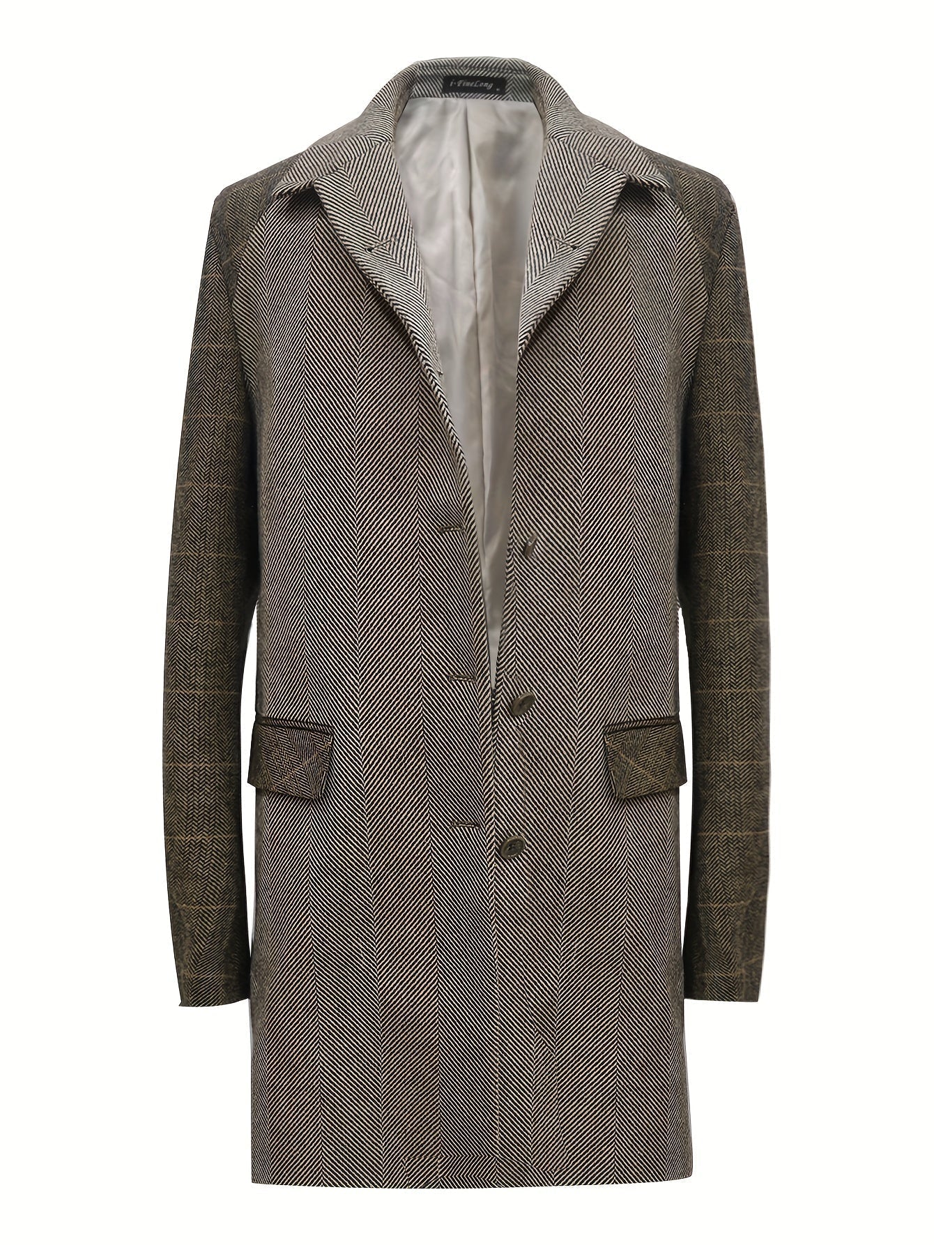 Elegant retro rutig jacka