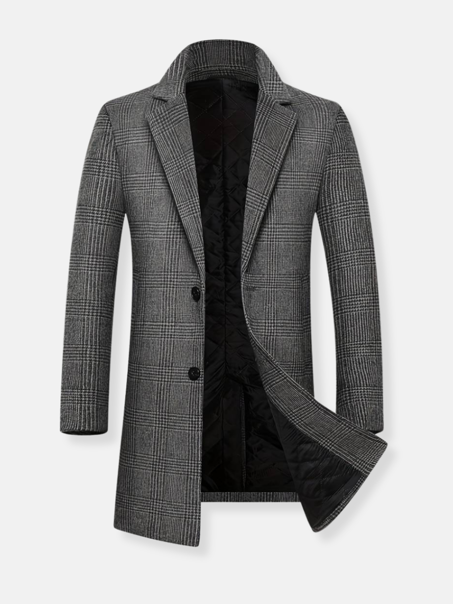 Elegant trenchcoat i ylle