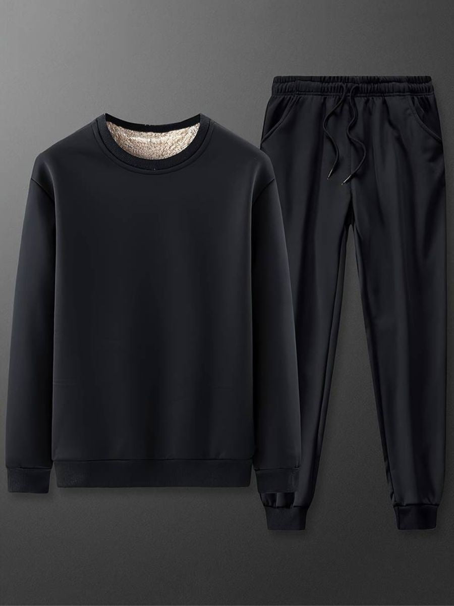 tröja med dragsko och joggingbyxor för män
