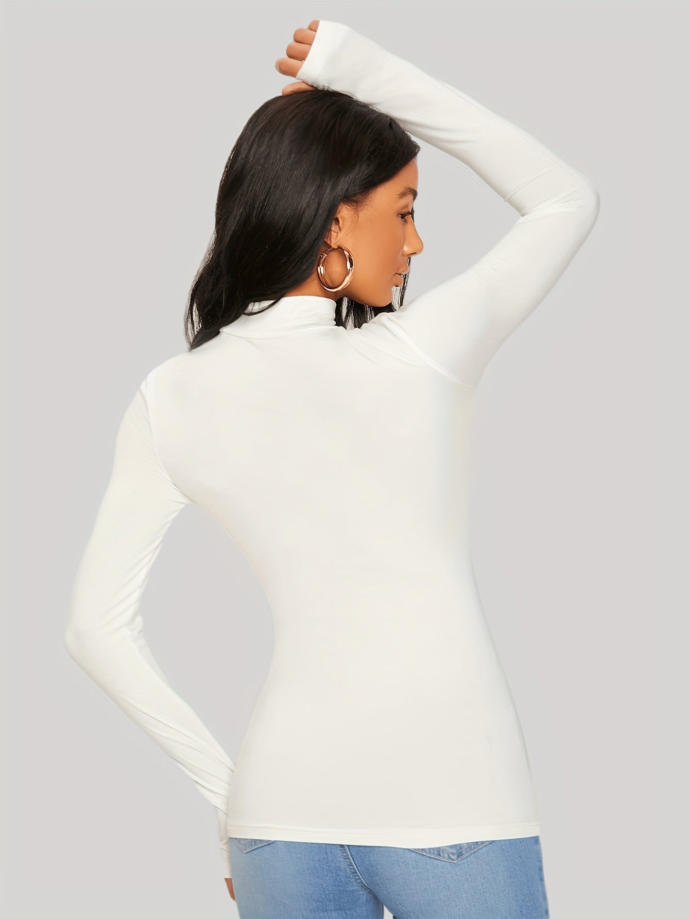 T-shirt med turtleneck