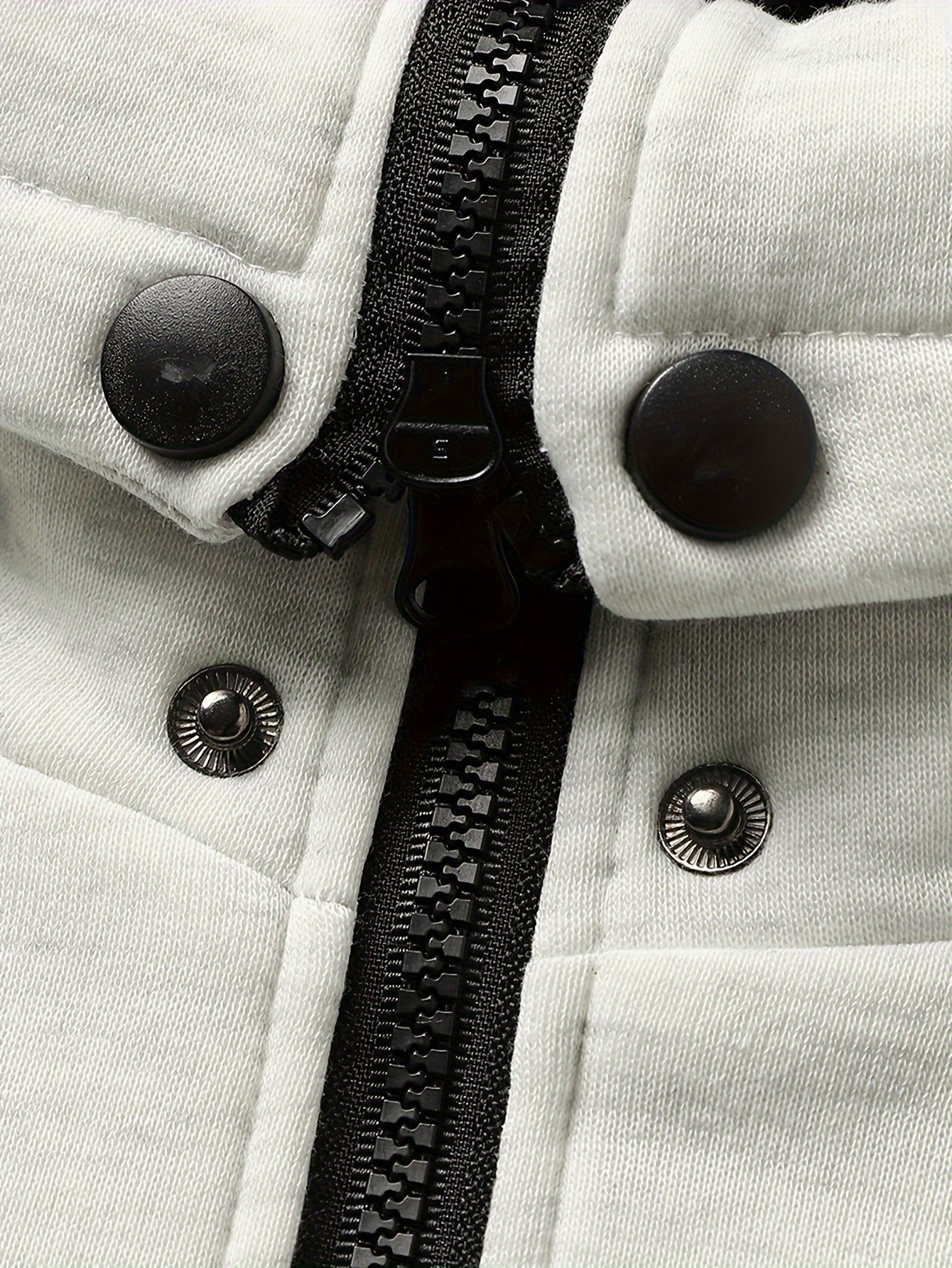 Huvtröja med hög krage