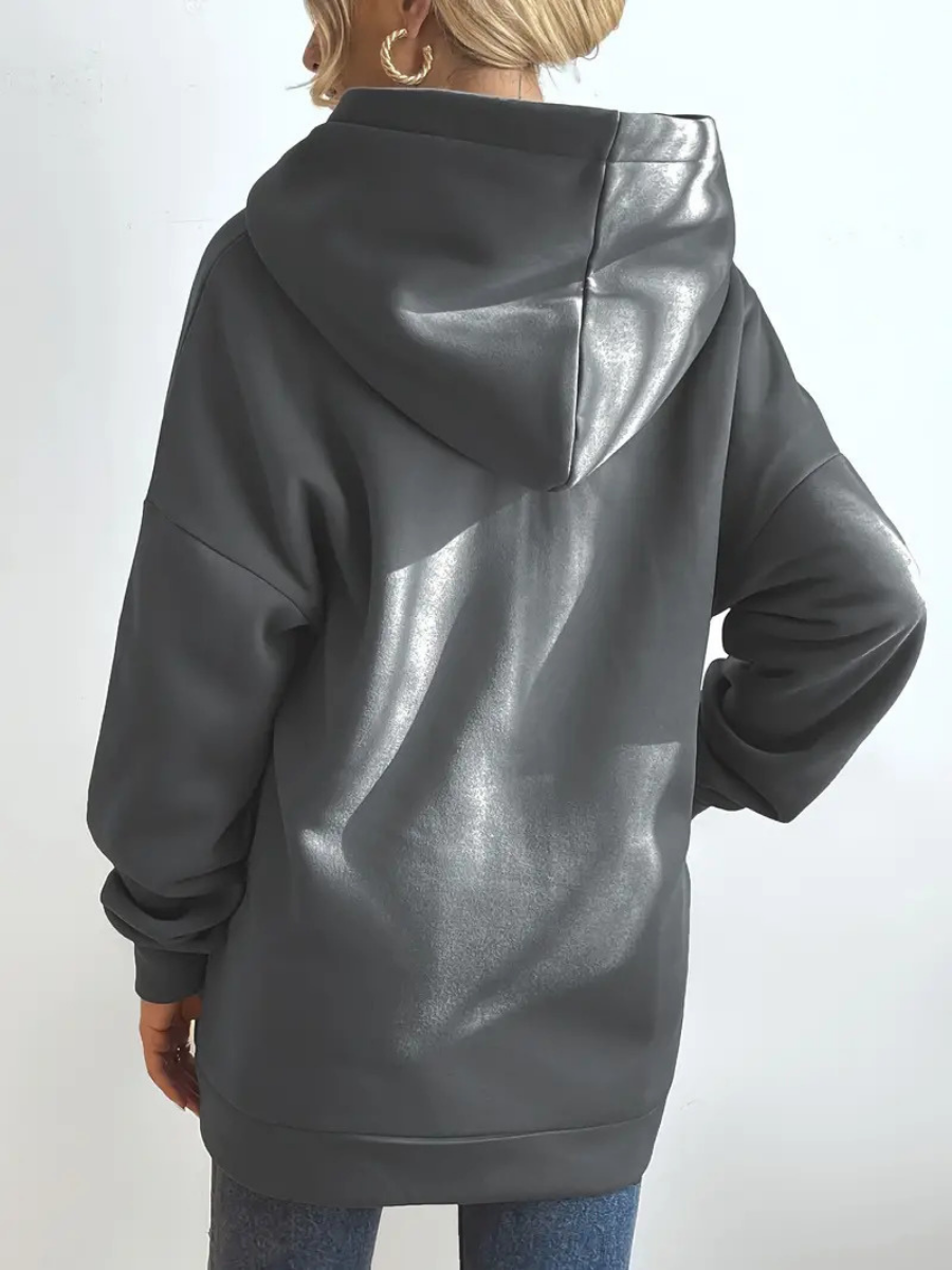 lå ng hoodie