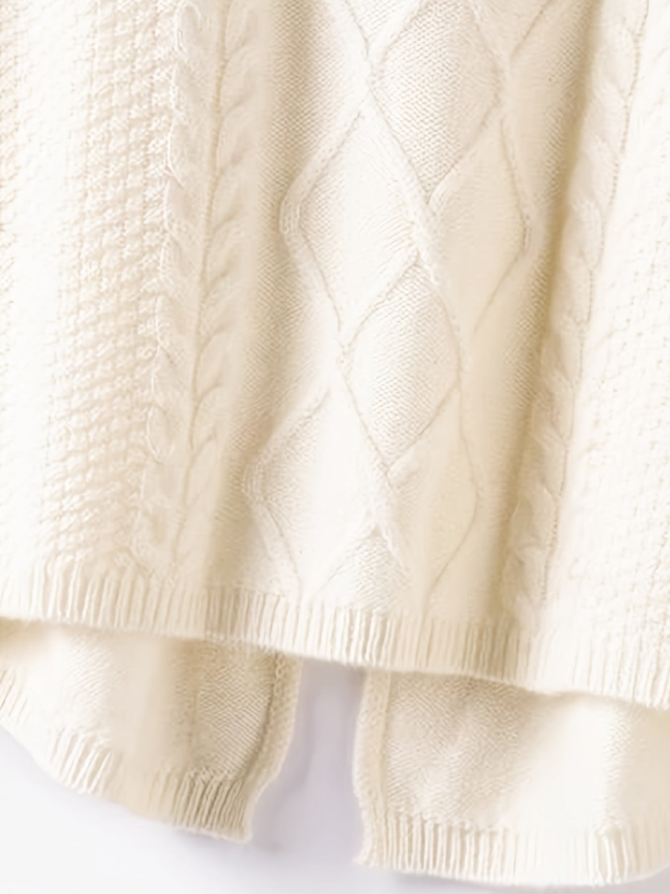 Stickad tröja kofta för kvinnor