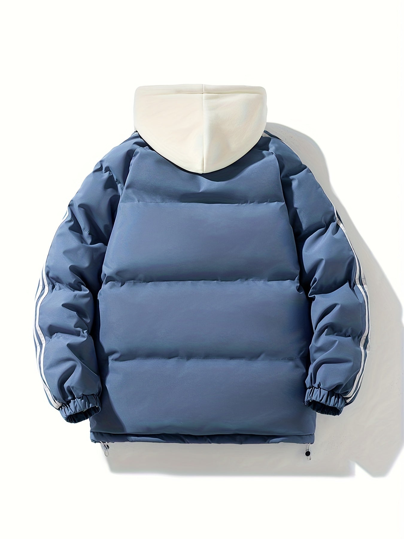 Vadderad jacka med huva