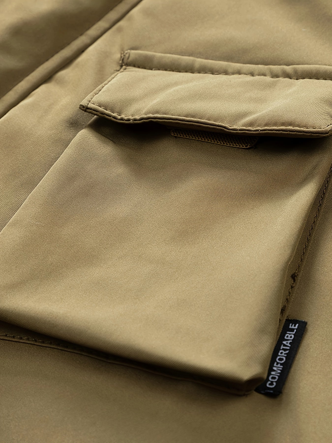 Vinterkappa i bomull med huva