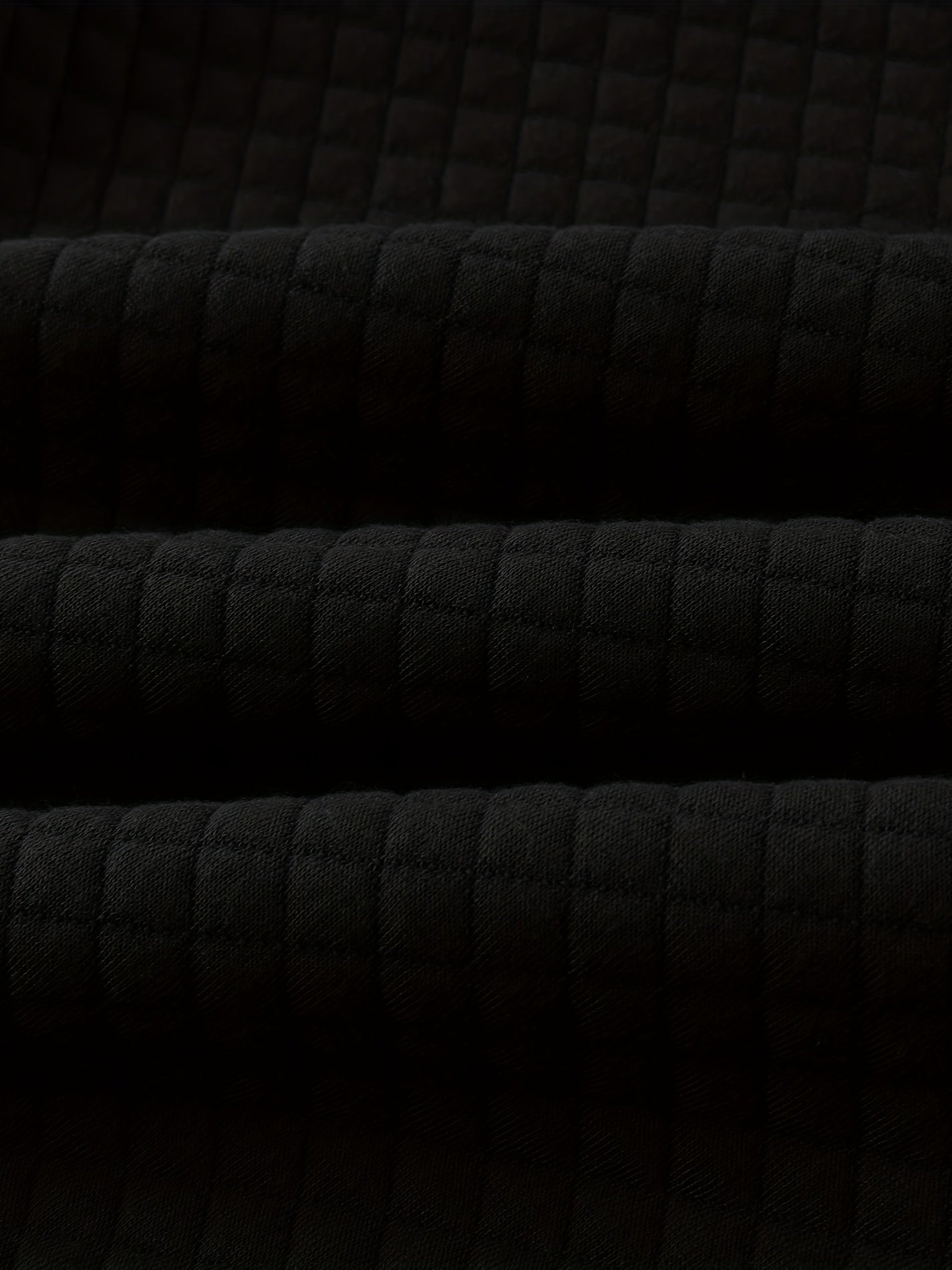 Strukturerad huvtröja för män