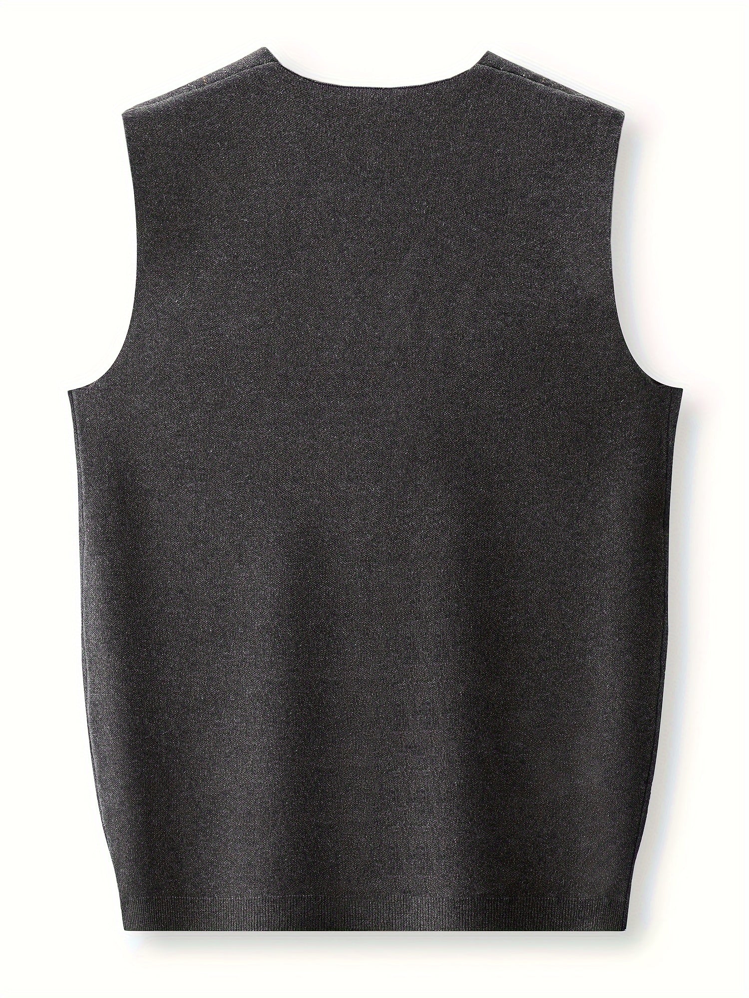 Stickad ärmlös skjorta