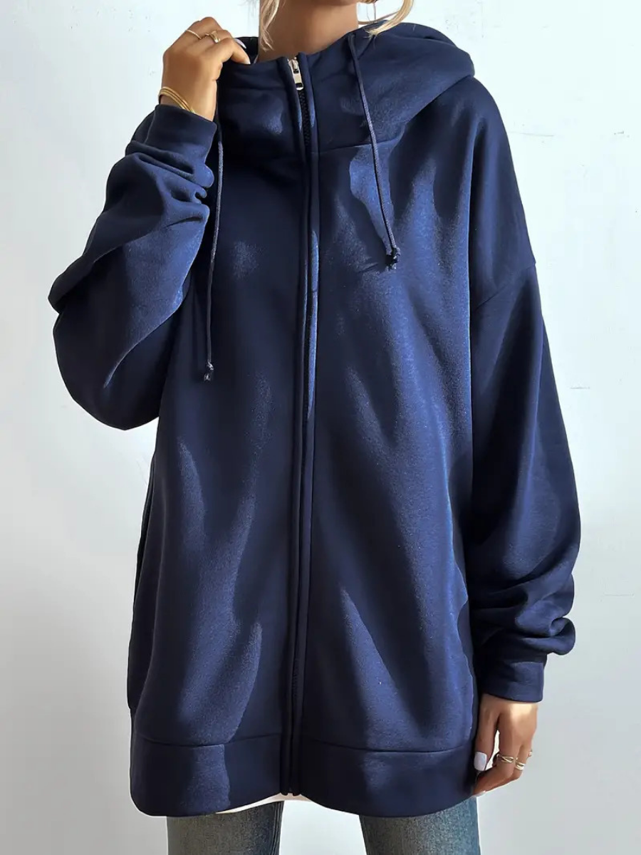 lå ng hoodie
