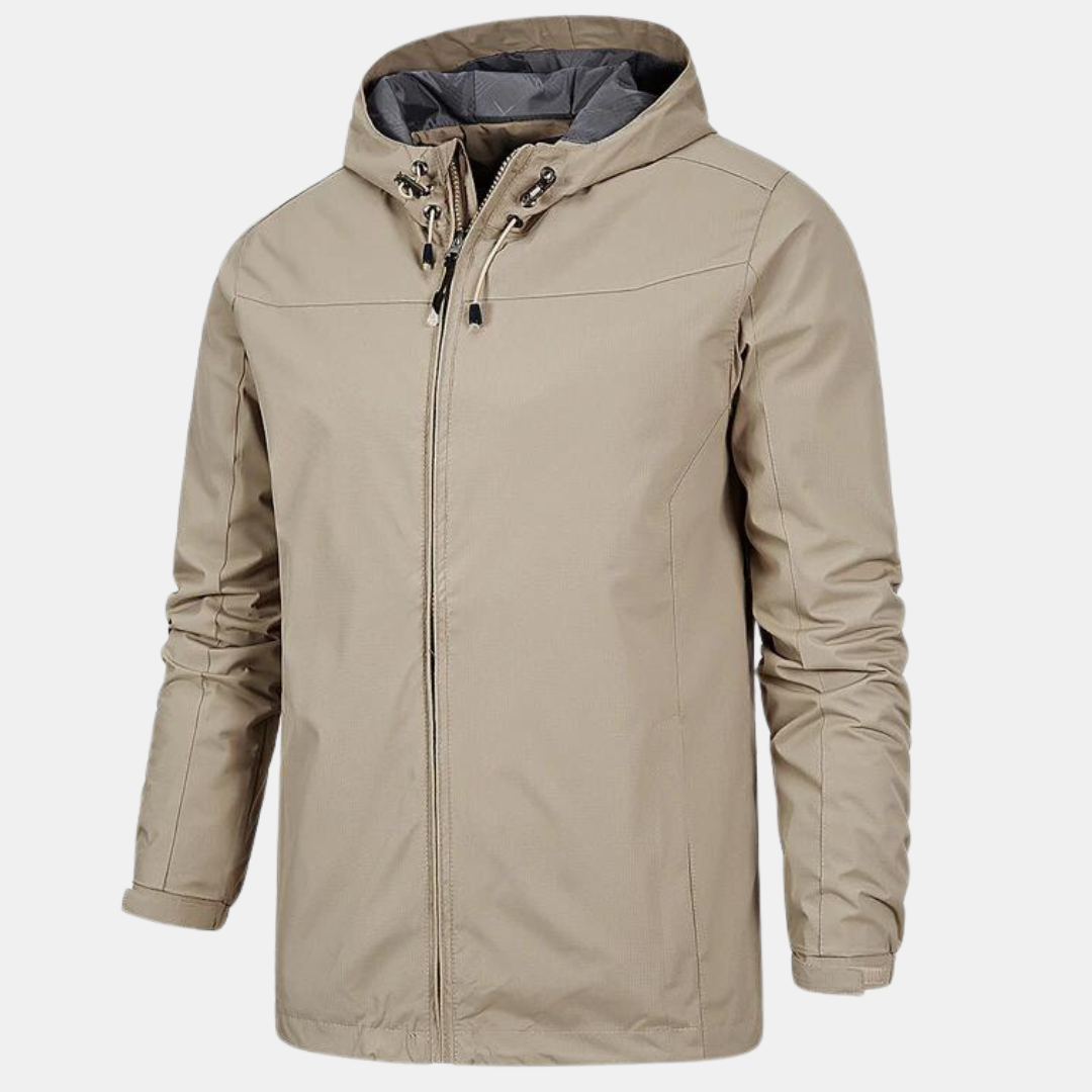 Vindjacka och vattentät bomberjacka