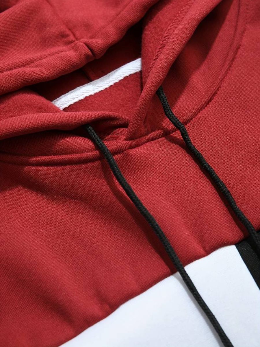 joggingbyxor med luvtröja och dragsko