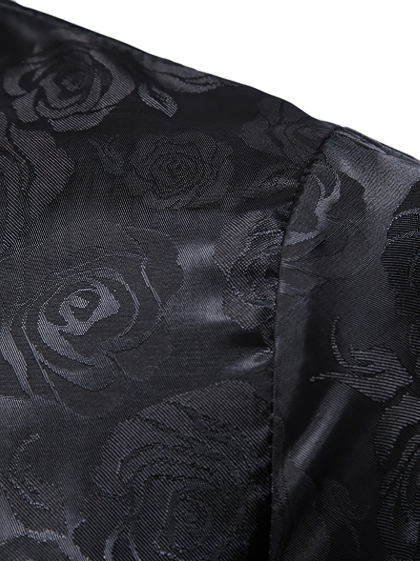 Elegant skjorta med rosmotiv