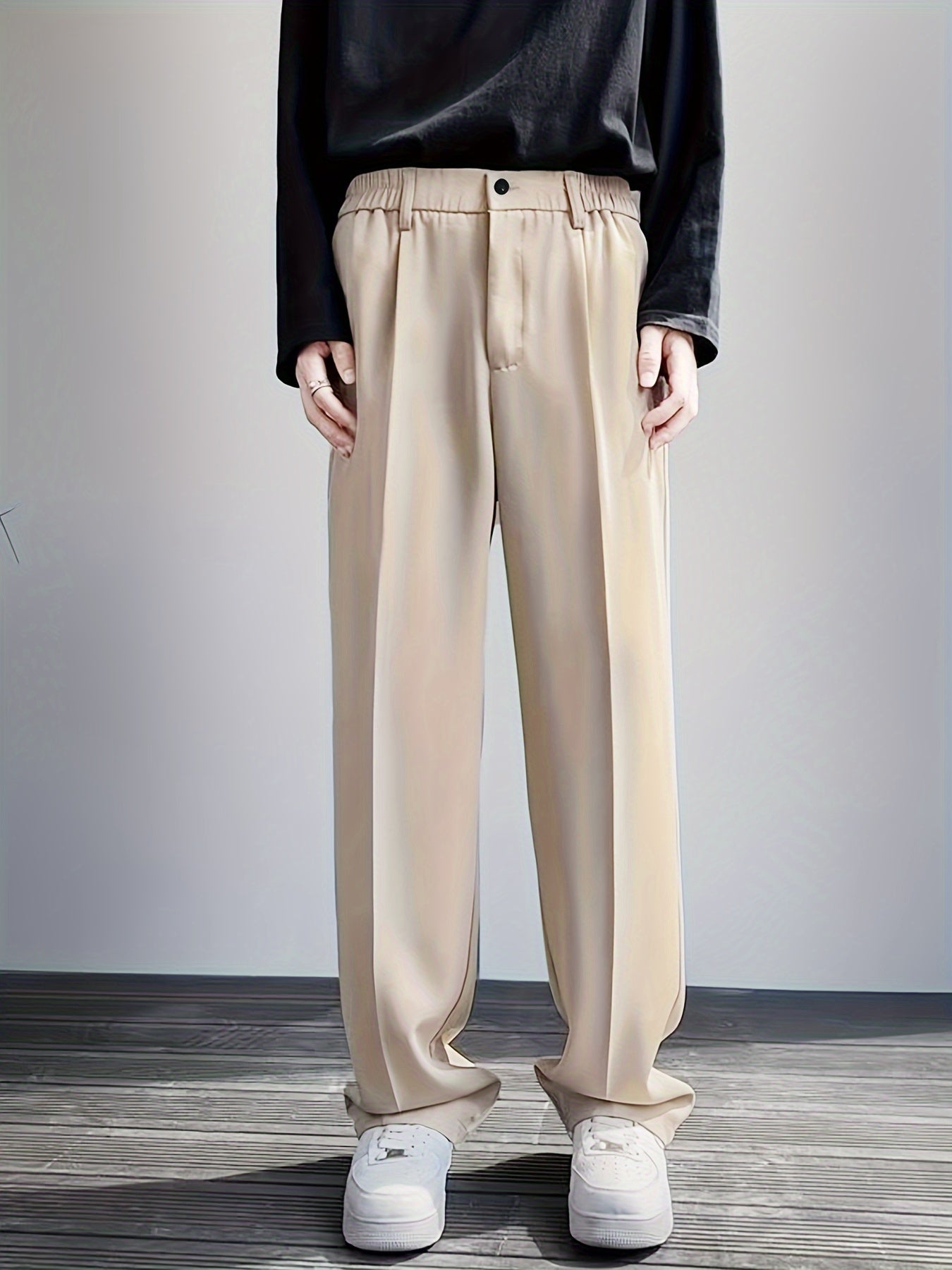 Lösa ventilerande byxor för män