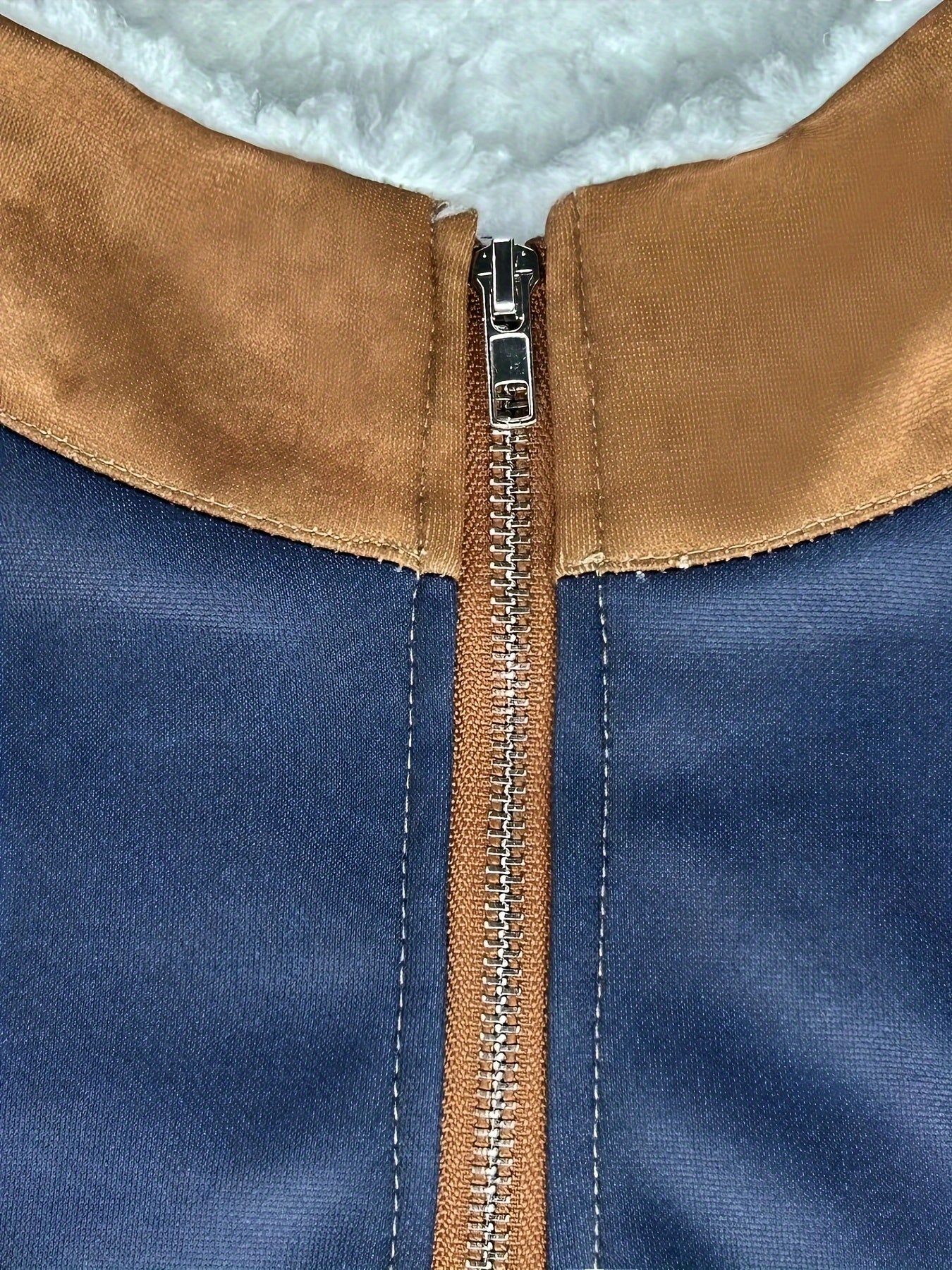 Vintage retro sweatshirt med fleecefoder
