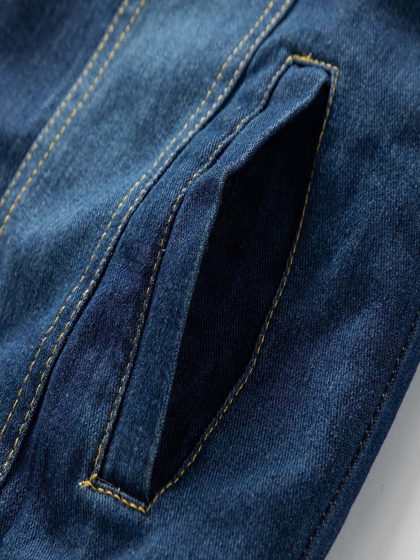 Denimjacka i fleece