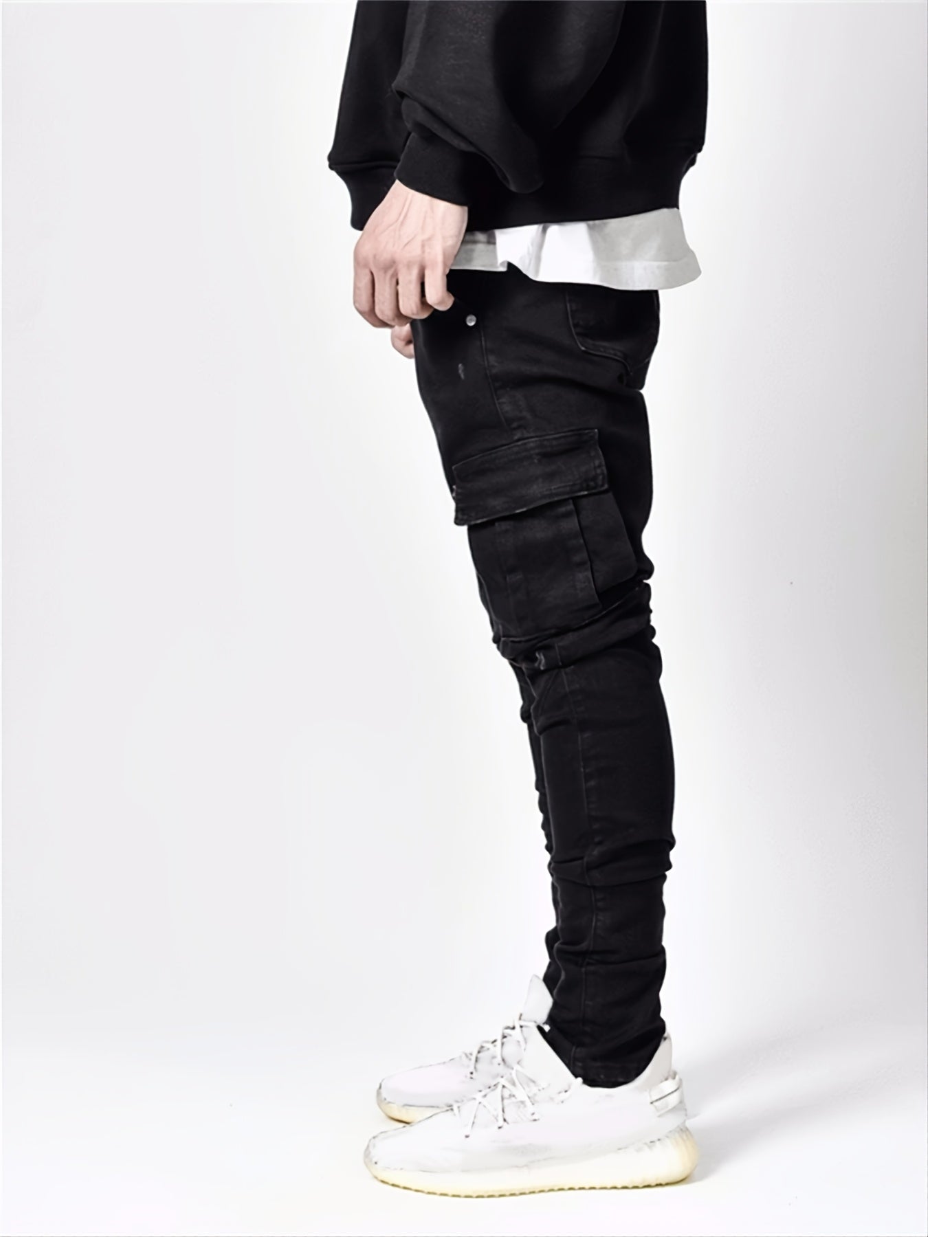 Tunna jeans med mycket stretch