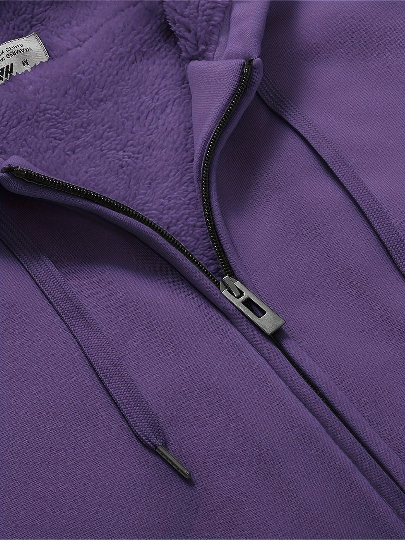 Casual hoodie med päls för män