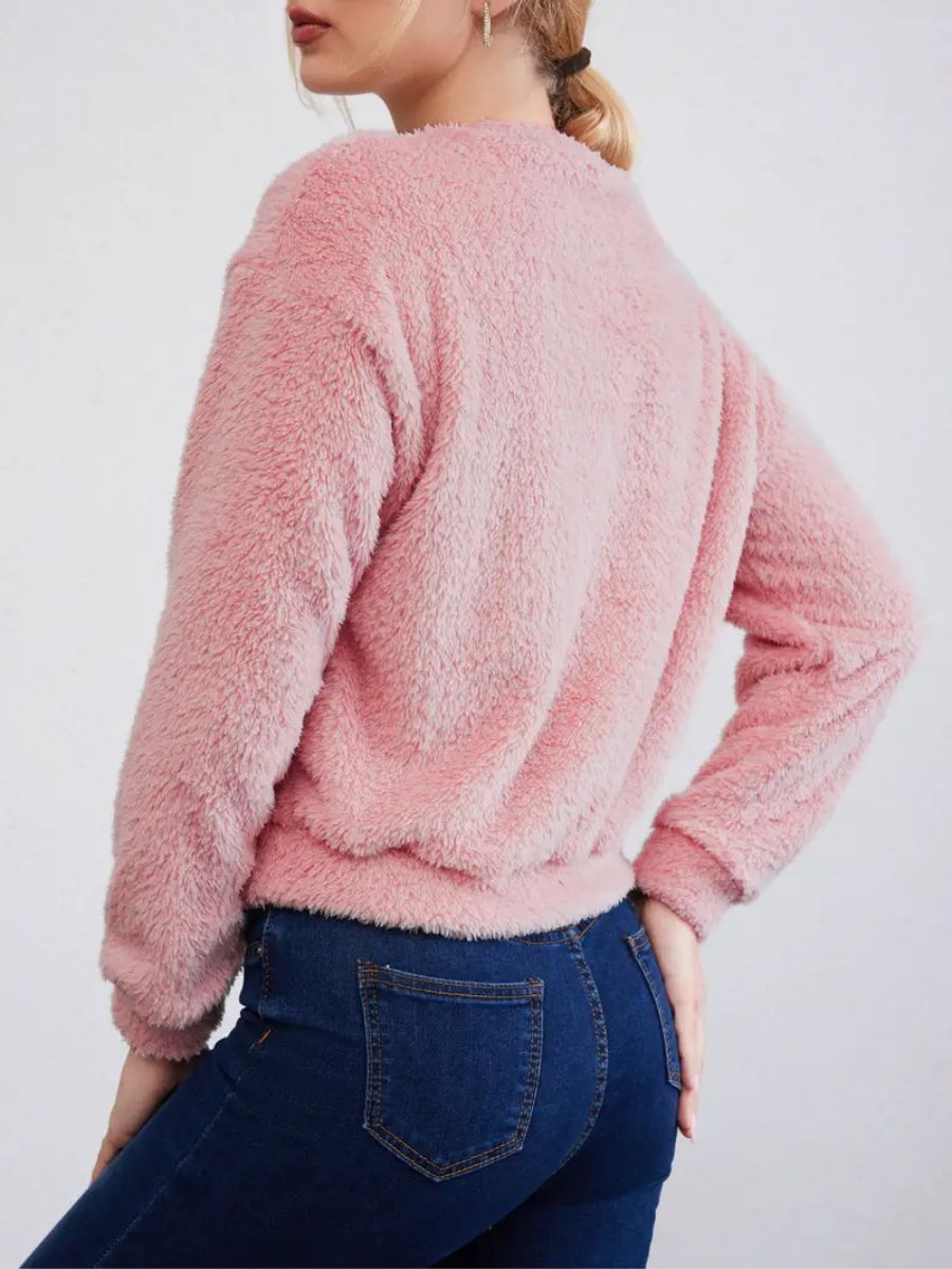 fluffig tröja