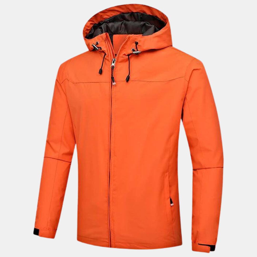 Vindjacka och vattentät bomberjacka