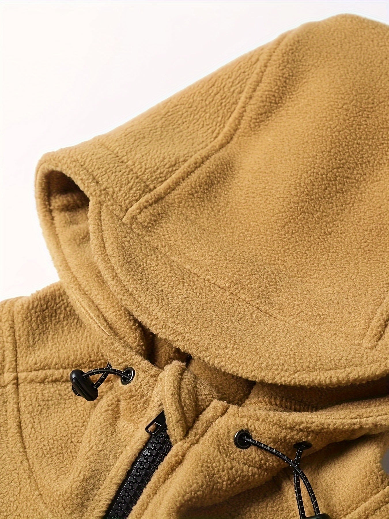 Varm hoodie gjord av polarfleece