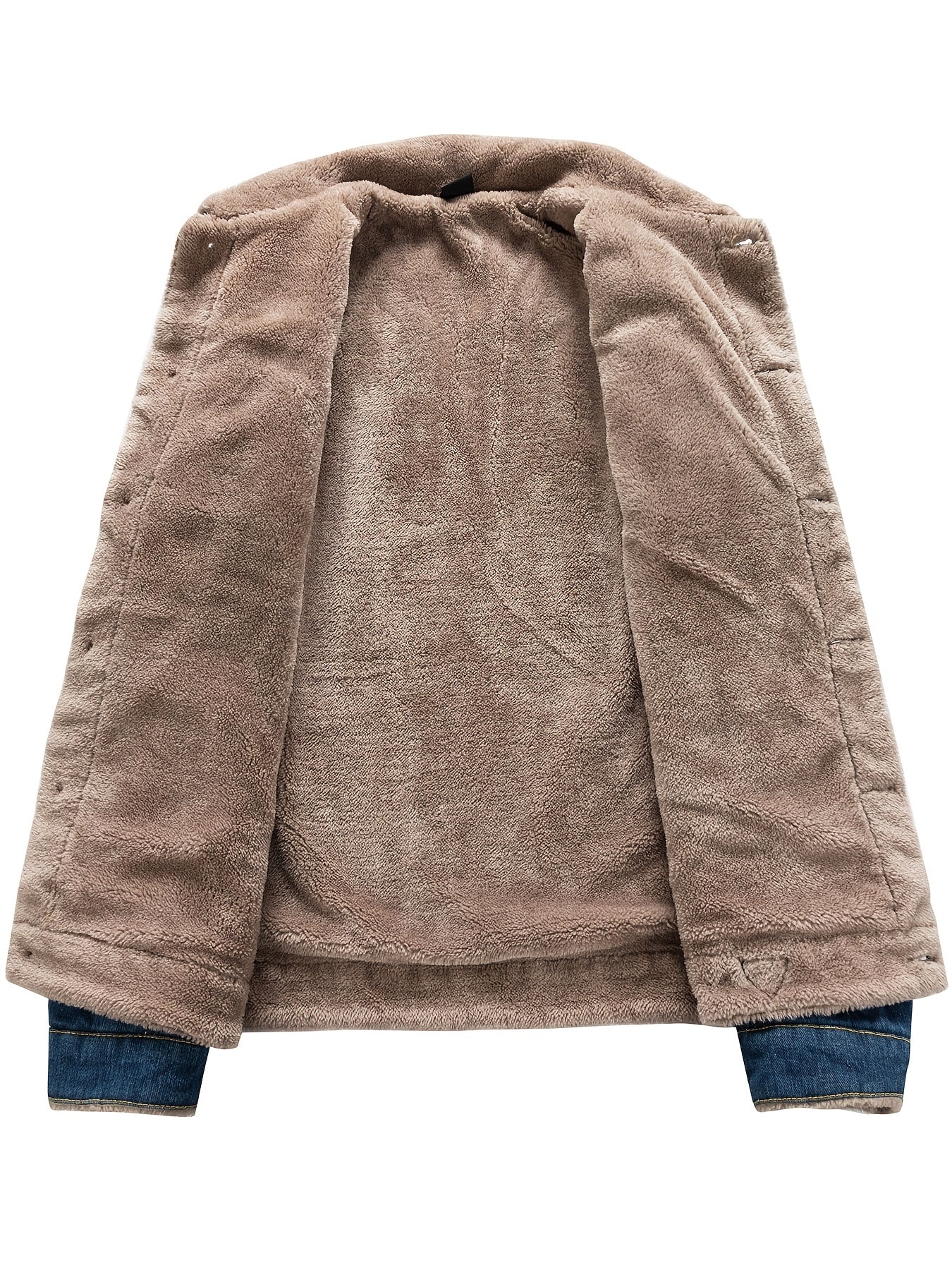Denimjacka i fleece