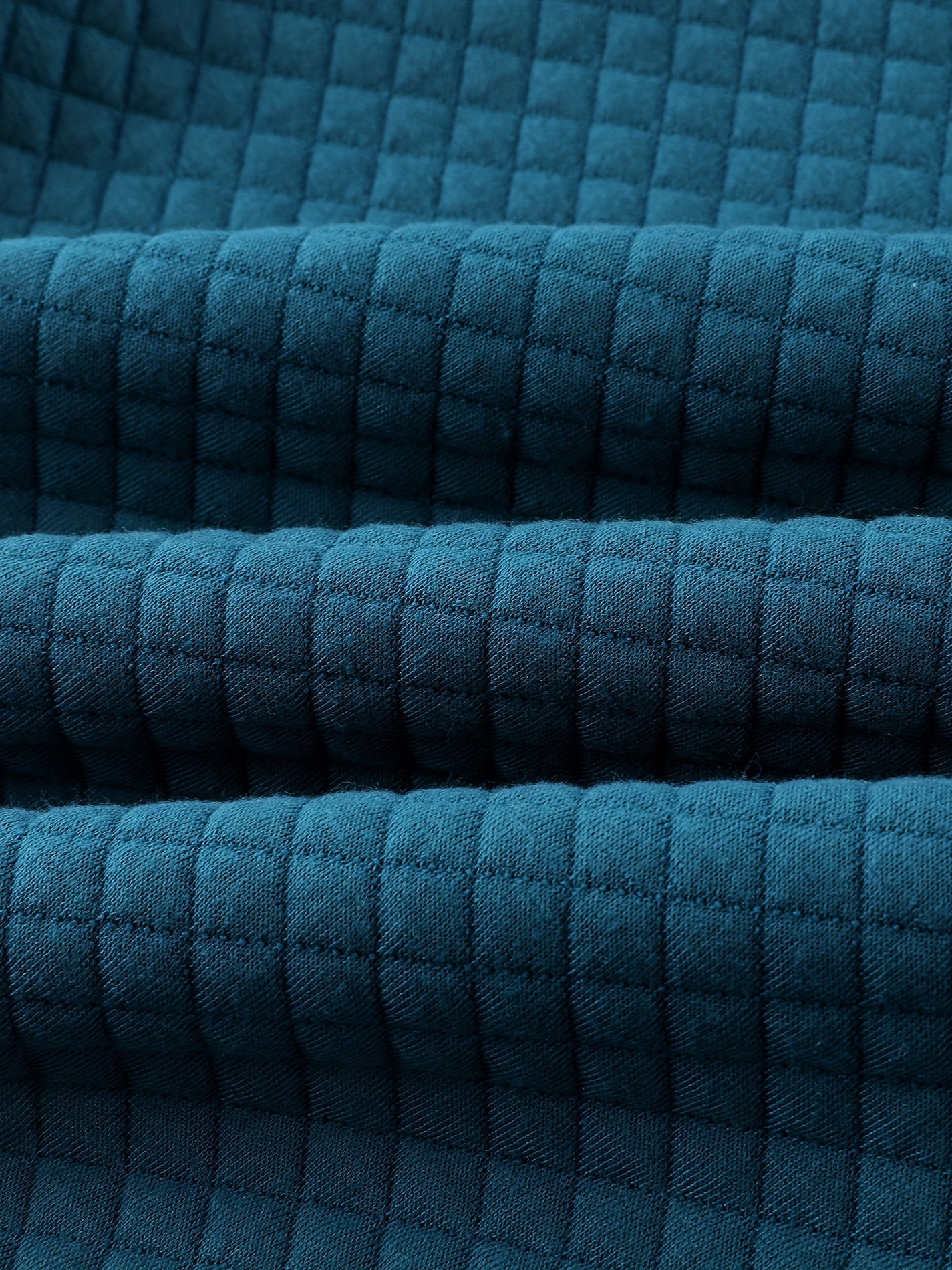 Strukturerad huvtröja för män