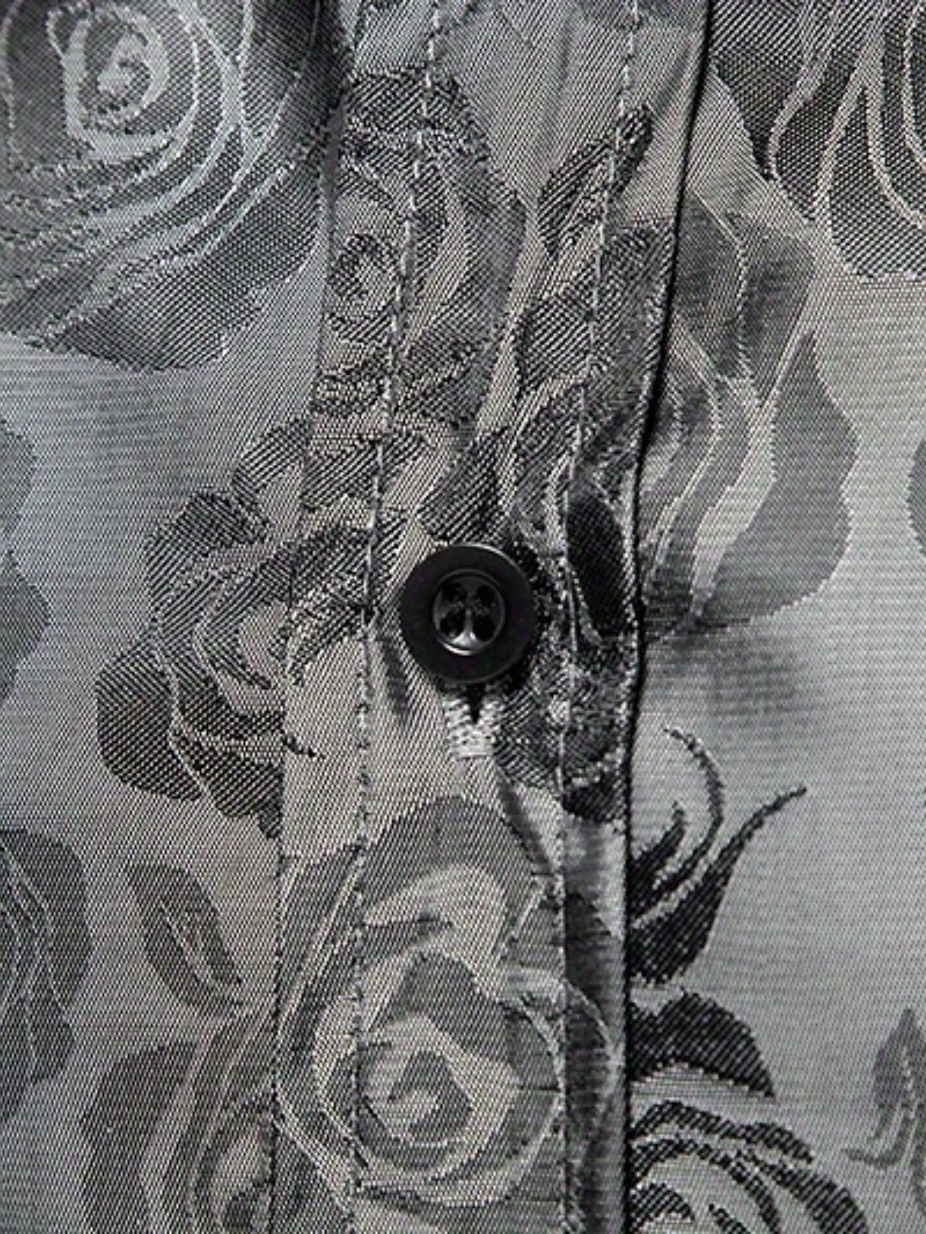 Elegant skjorta med rosmotiv