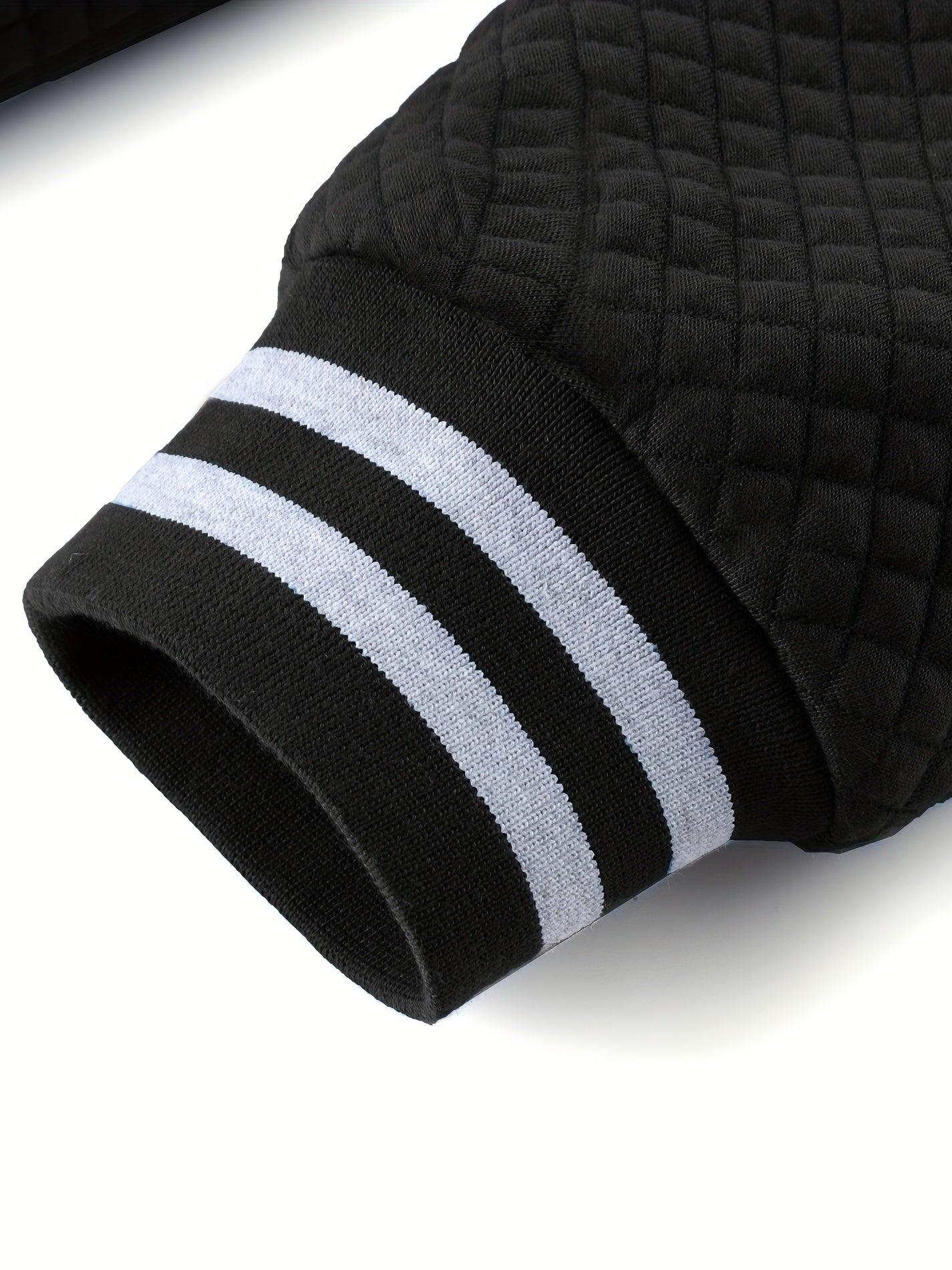 Strukturerad huvtröja för män