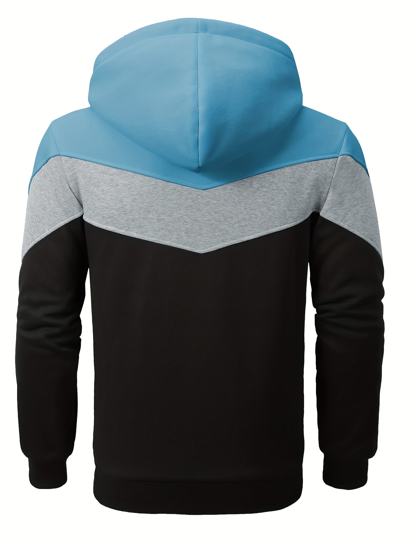 Må ngsidig päls hoodie för män