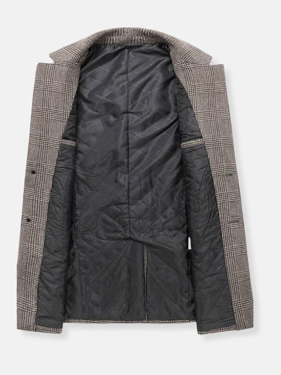 Elegant trenchcoat i ylle