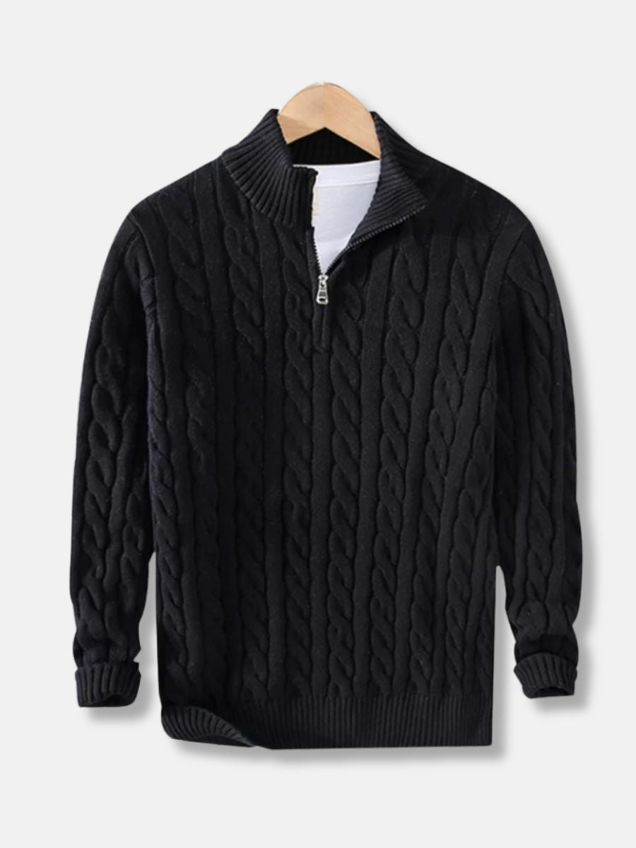 tröja med dragkedja