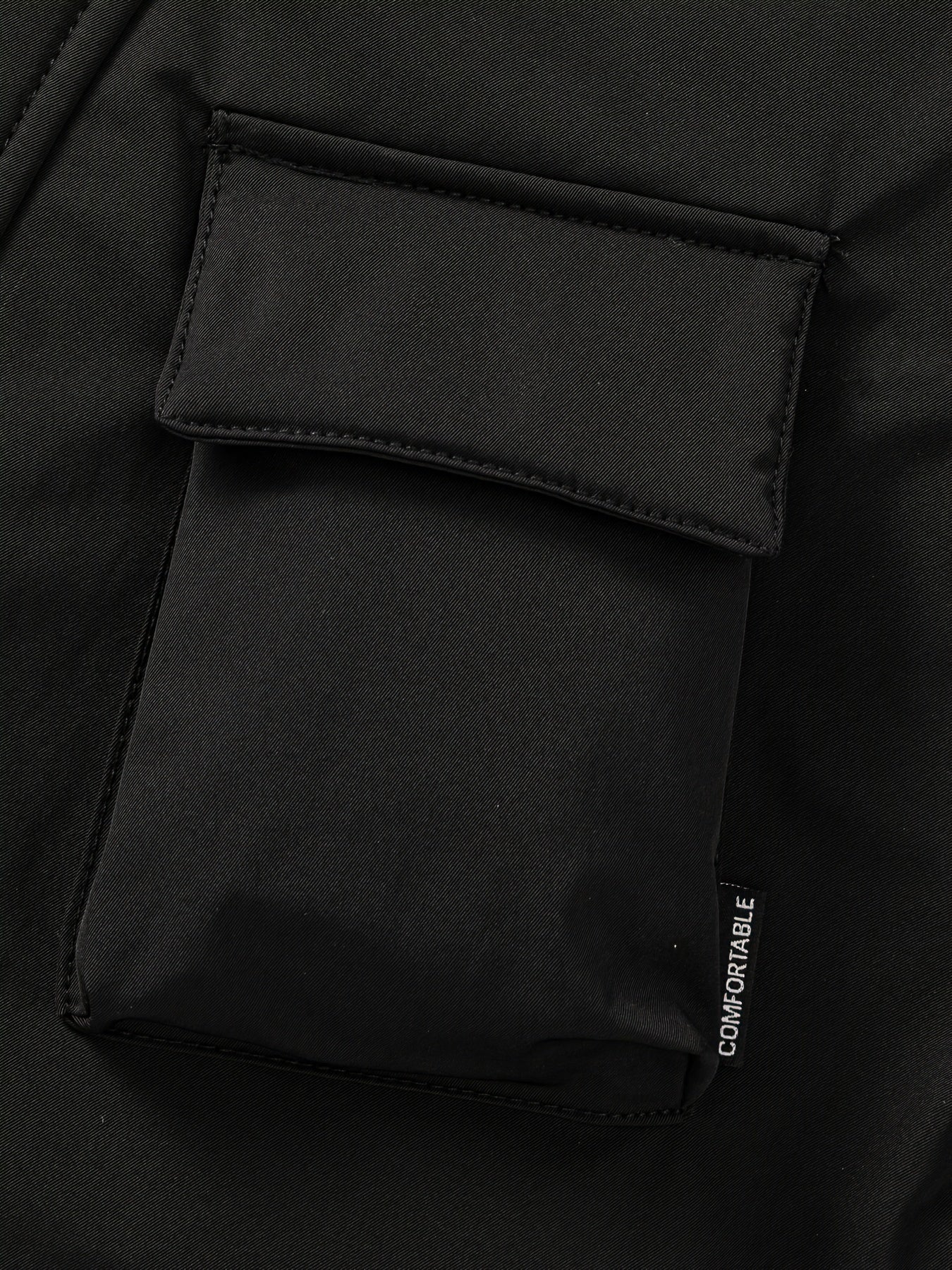 Vinterkappa i bomull med huva