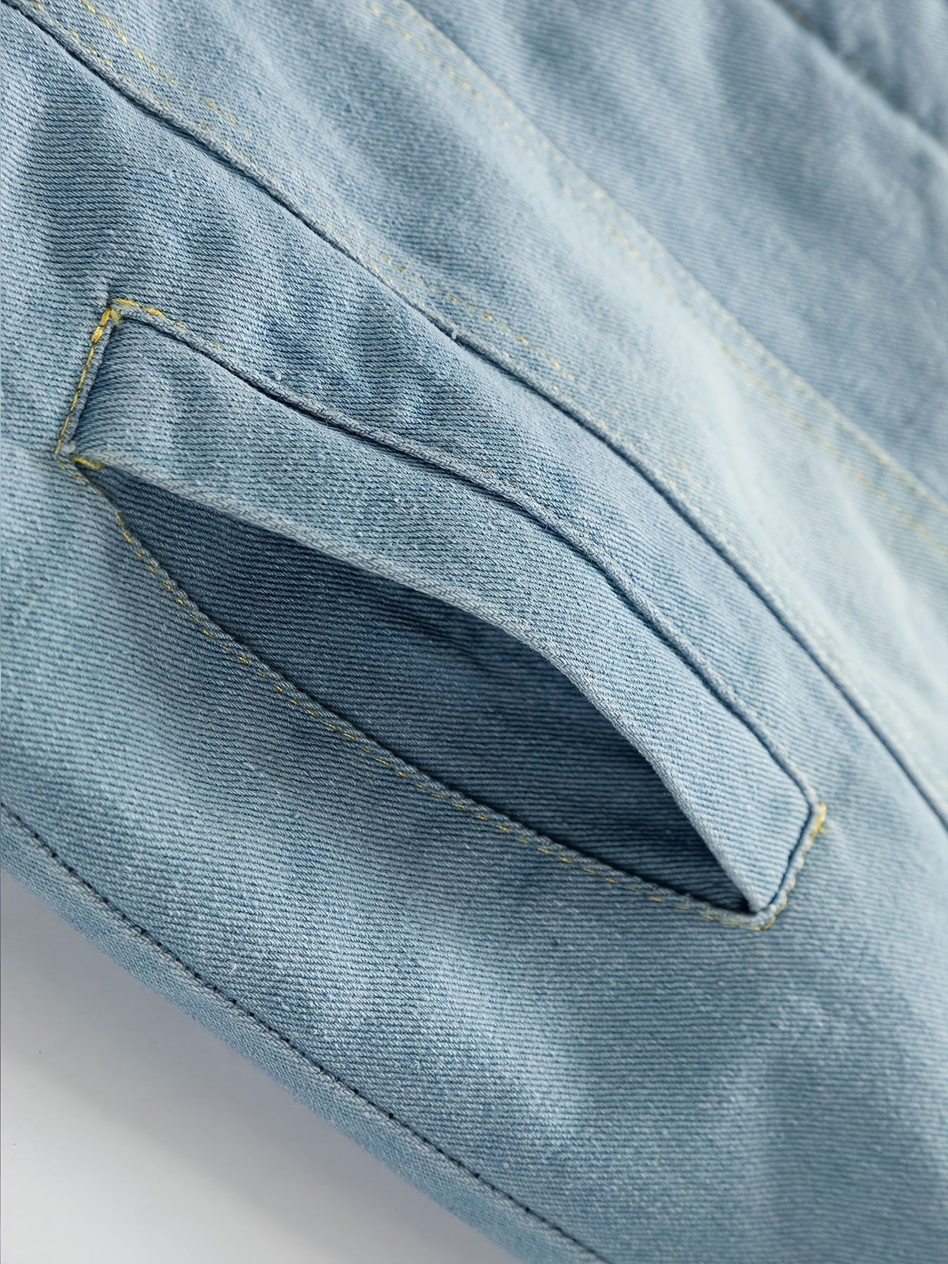 Denimjacka i fleece