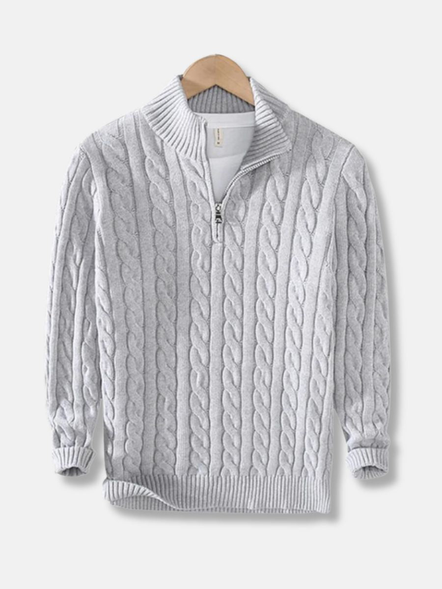 tröja med dragkedja