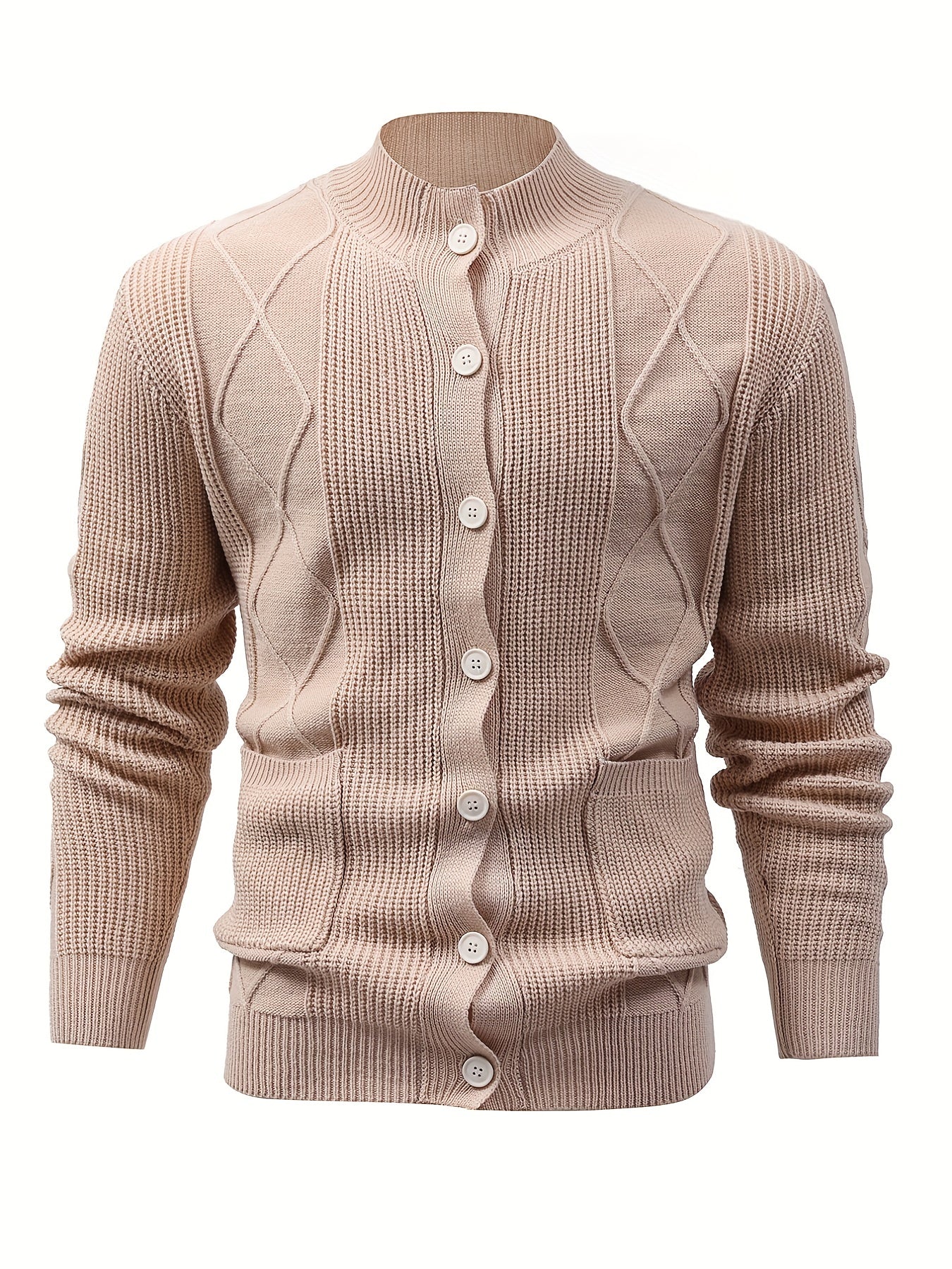 Elegant kofta med hög stretch i beige