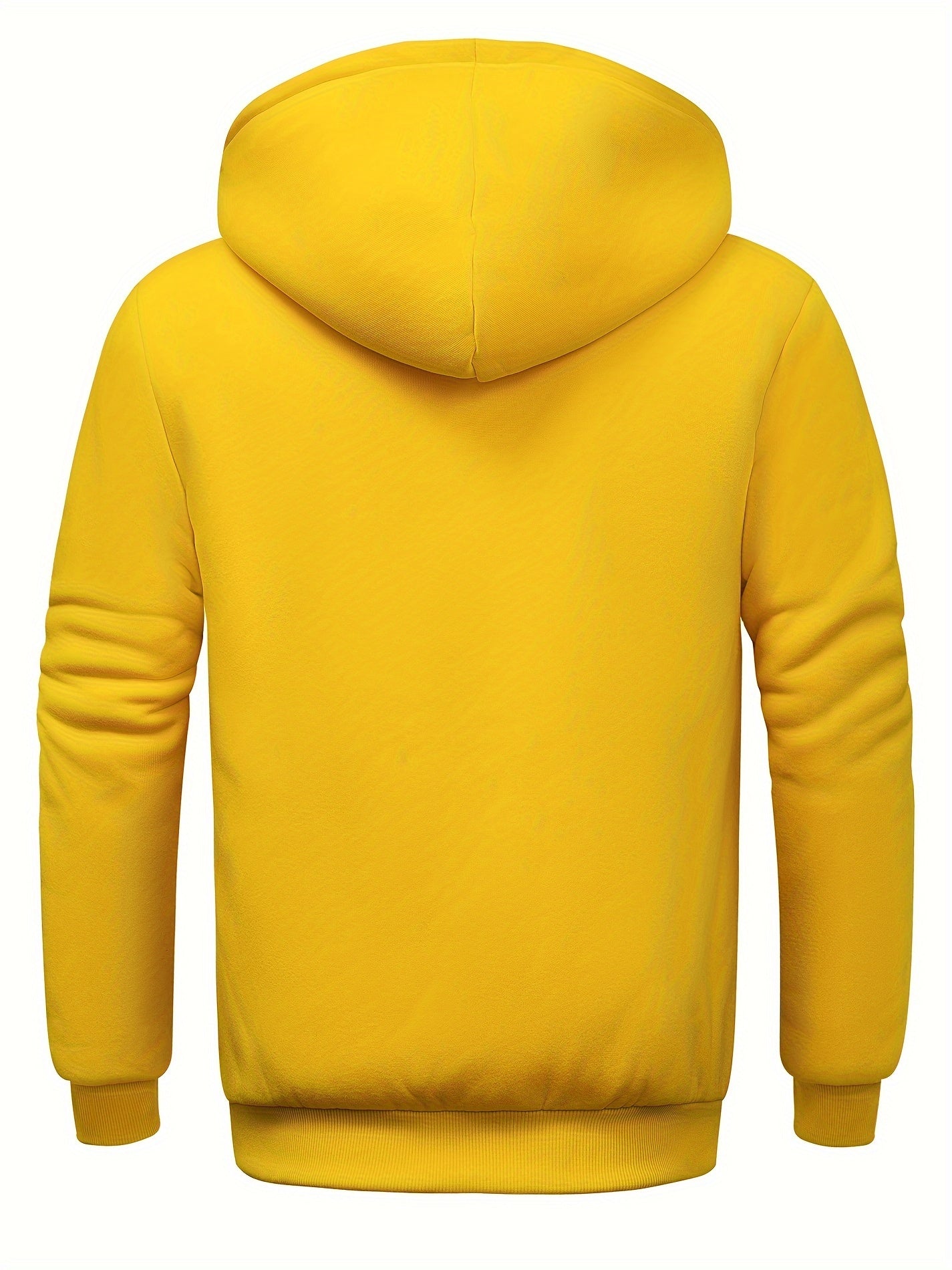 Casual hoodie med päls för män