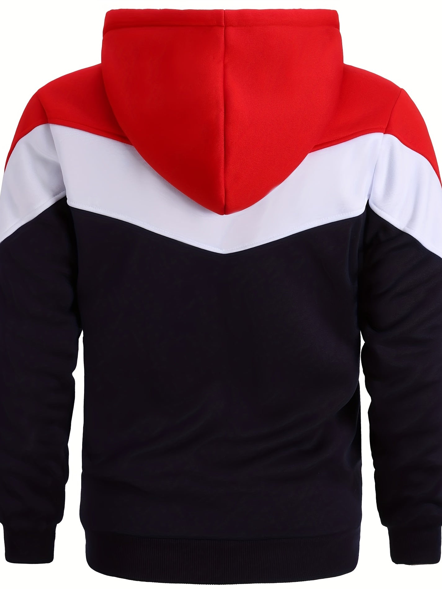 Må ngsidig päls hoodie för män