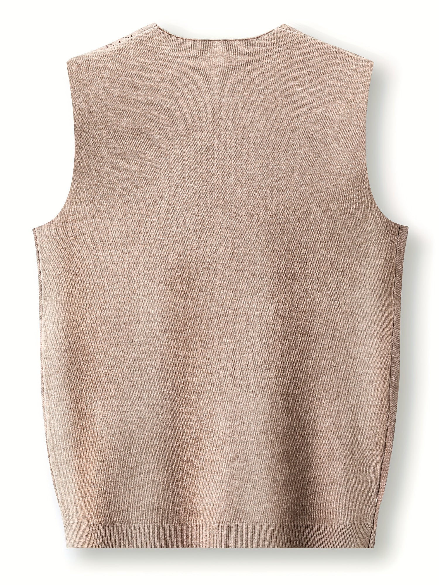 Stickad ärmlös skjorta