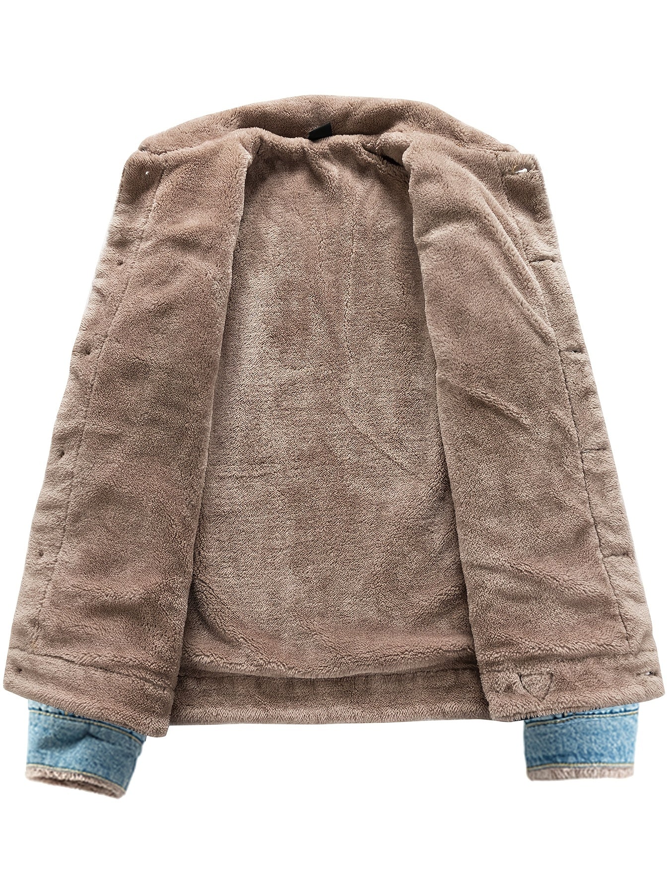 Denimjacka i fleece