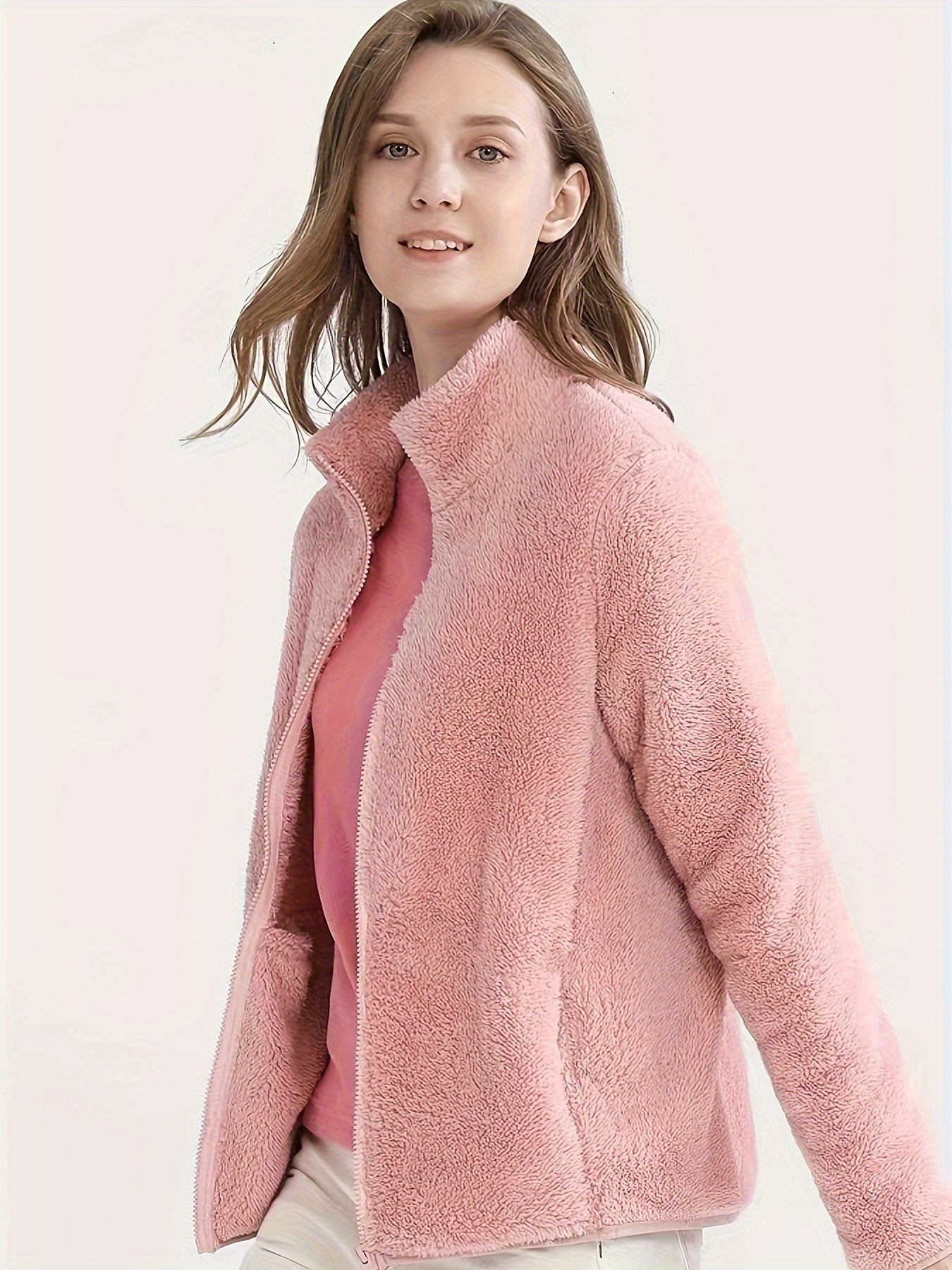 Mjuk rosa tröja